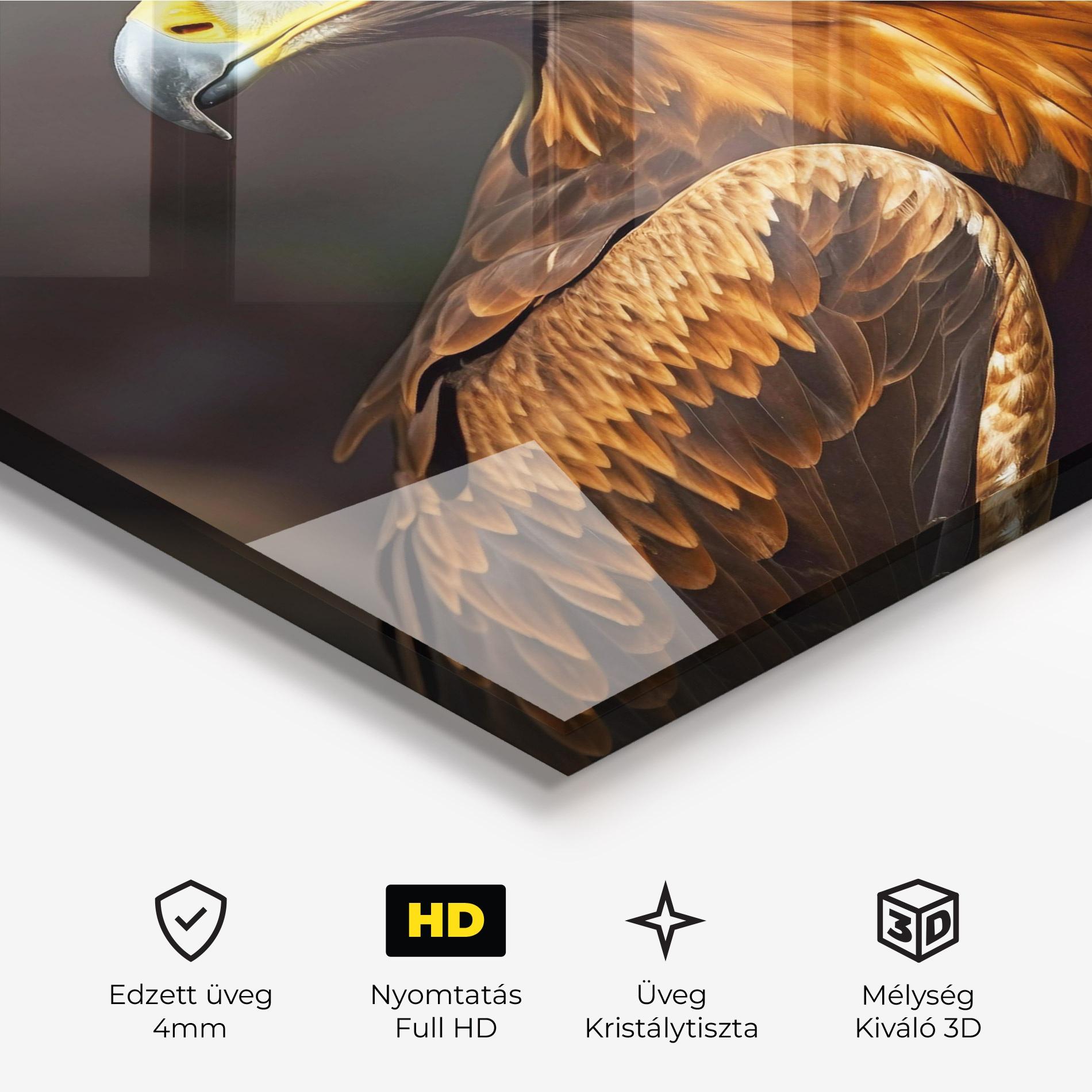 Üvegkép Brown Eagle mockup 3
