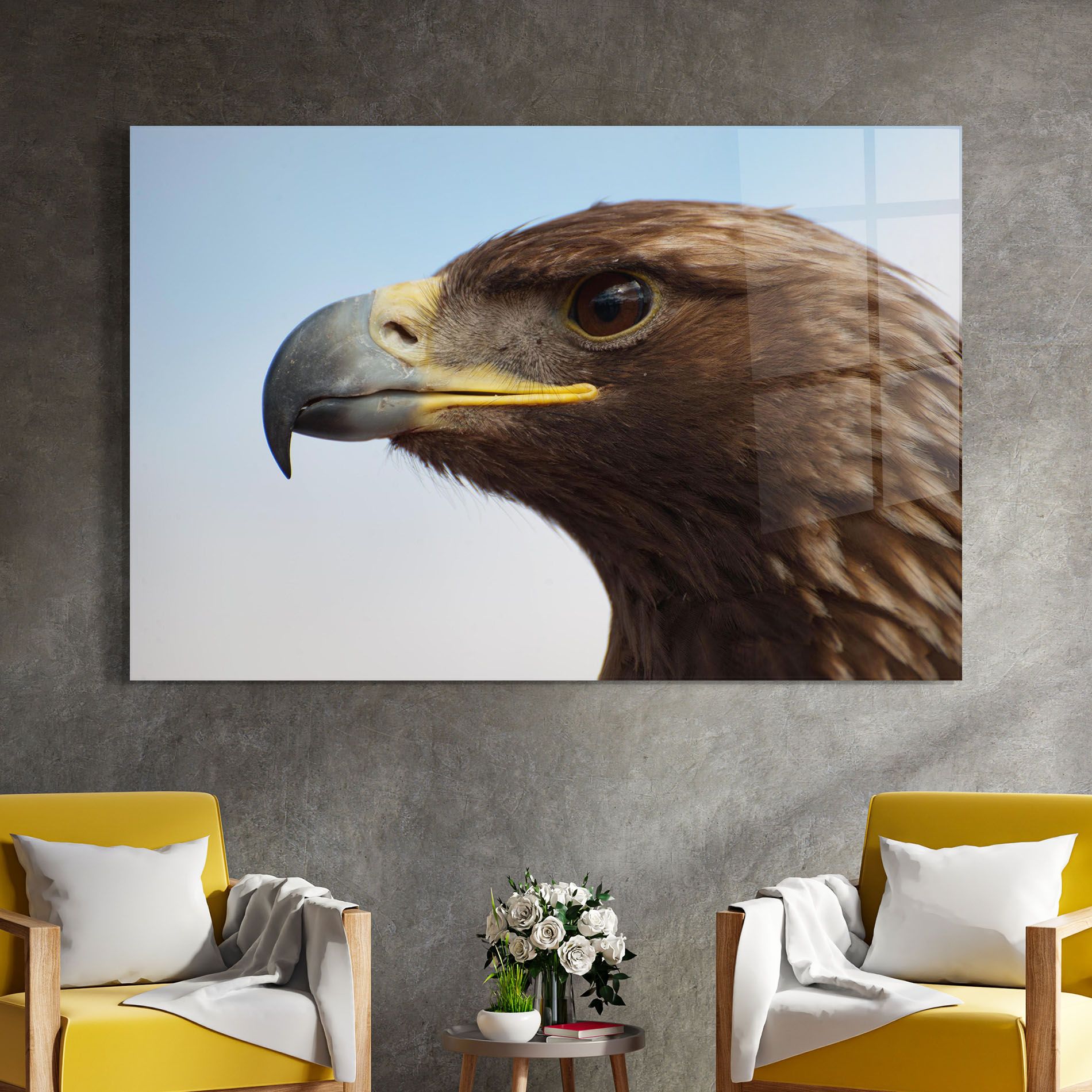 Brown Head Eagle mockup 4