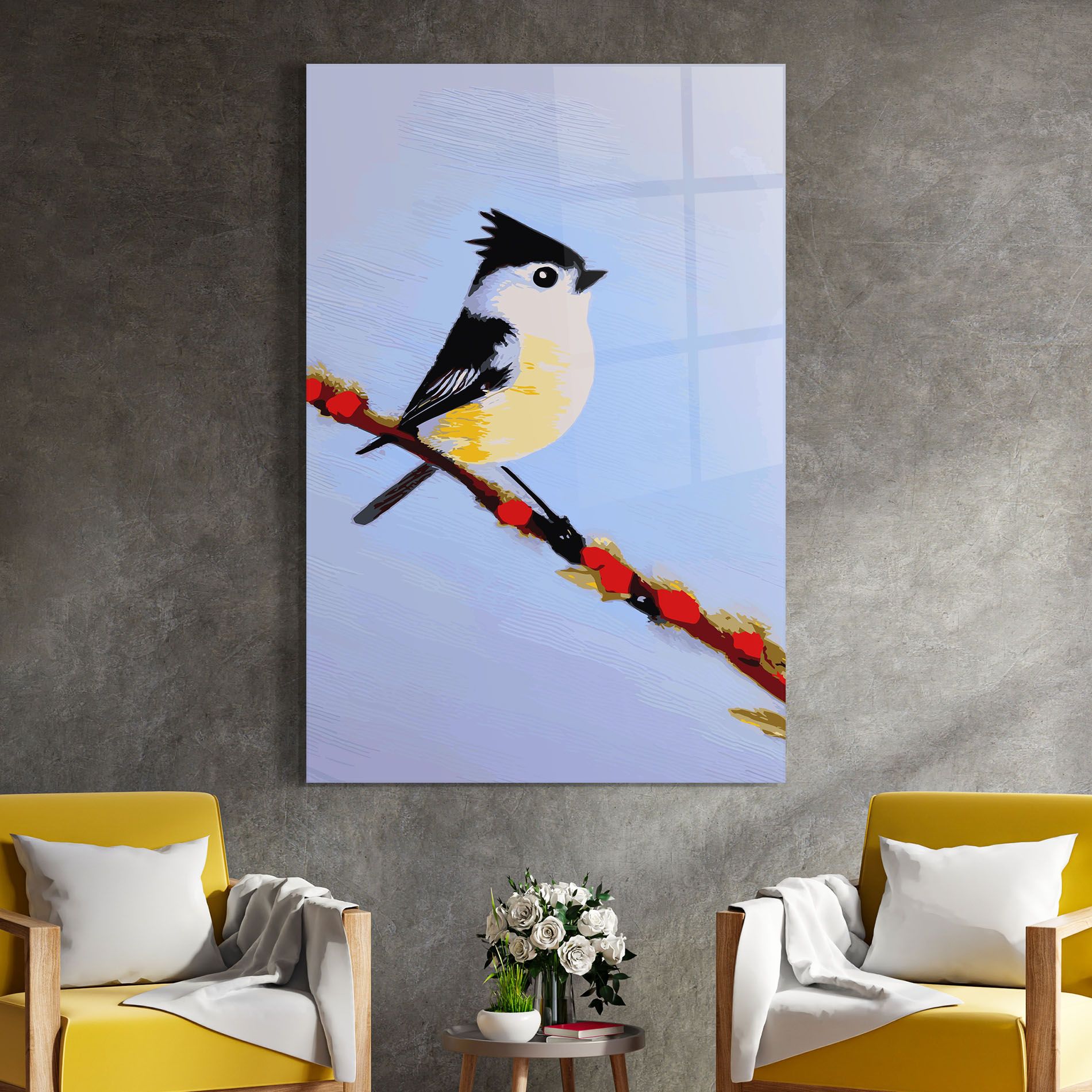 Bird Painting mockup 4