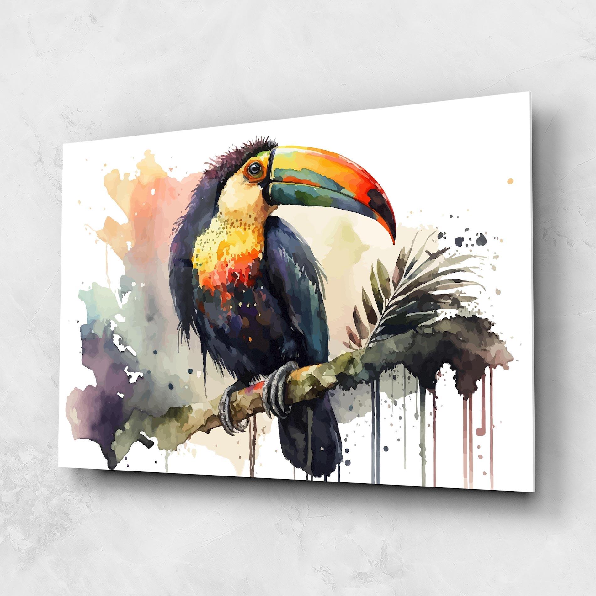 Üvegkép Beautiful Toucan Art mockup 1