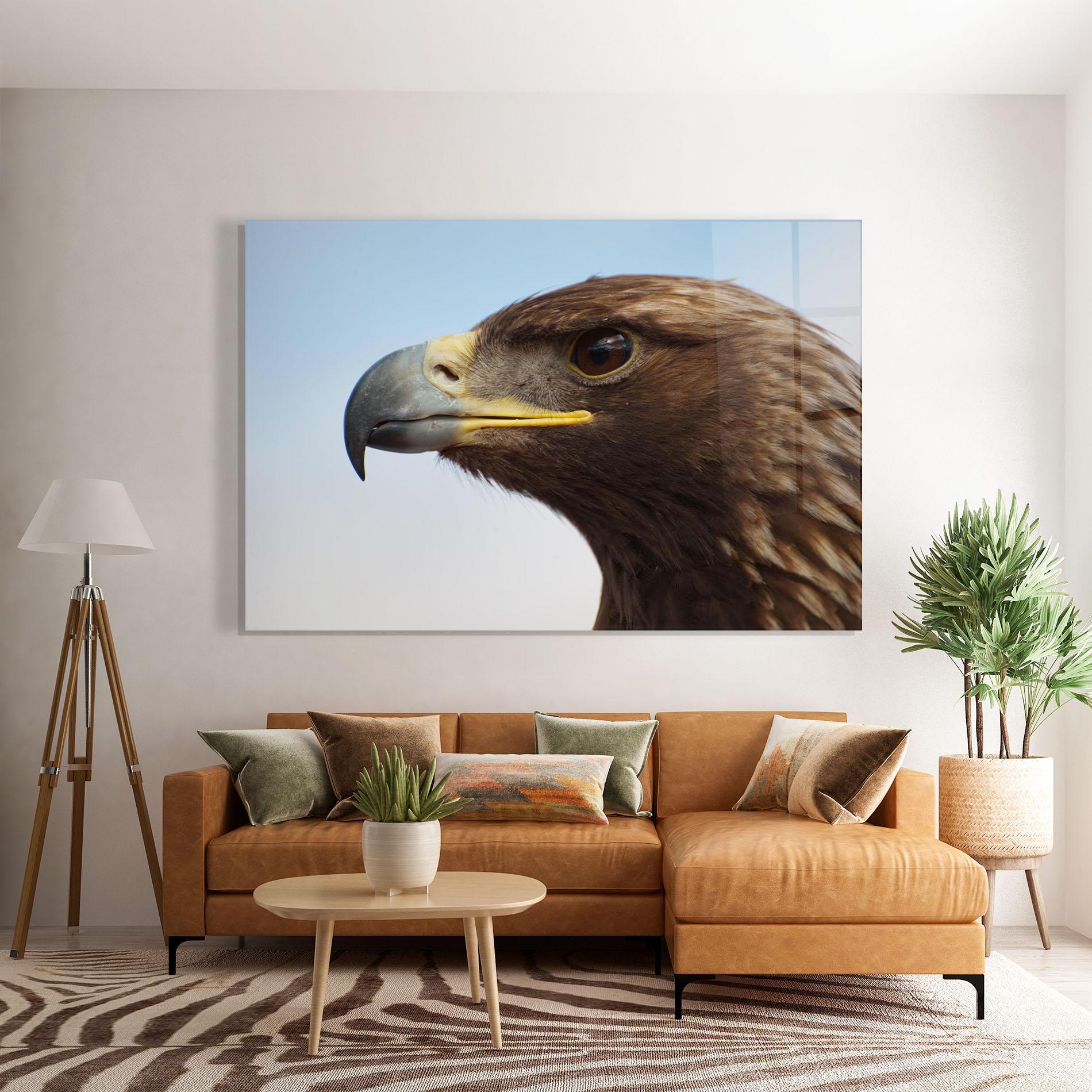 Üvegkép Brown Head Eagle mockup 7