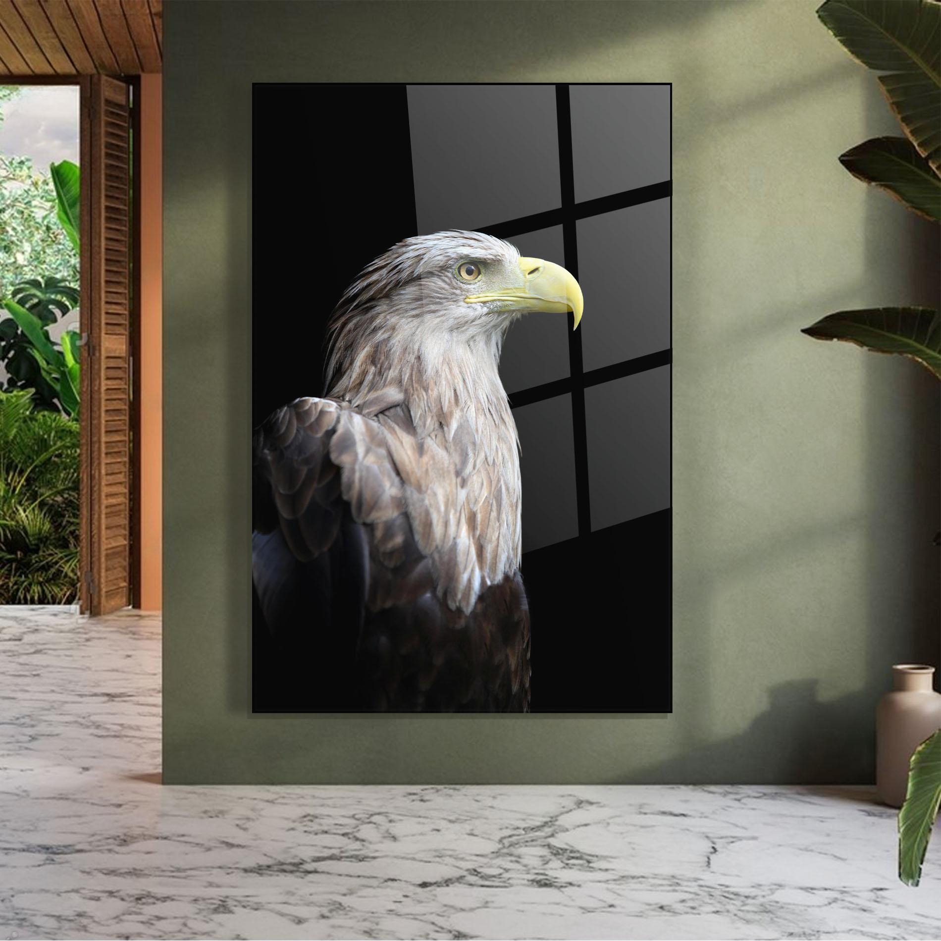 Üvegkép Close Up Eagle mockup 7