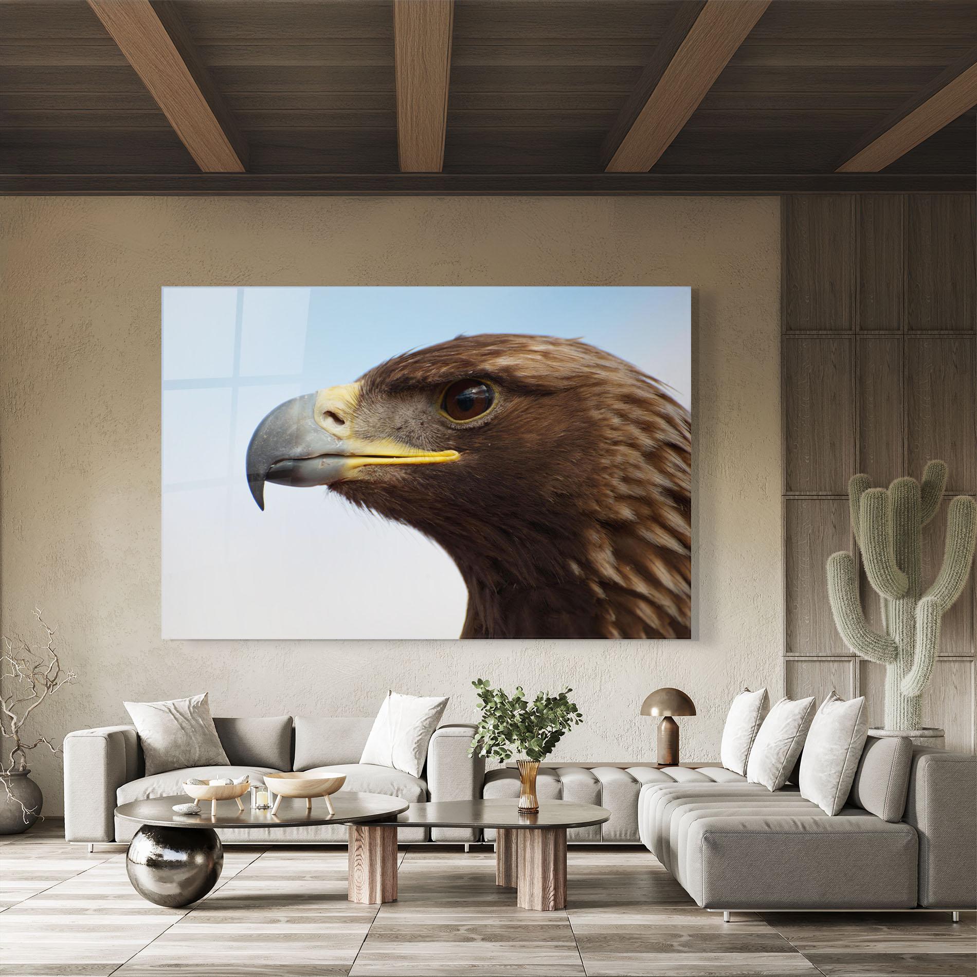 Üvegkép Brown Head Eagle mockup 8
