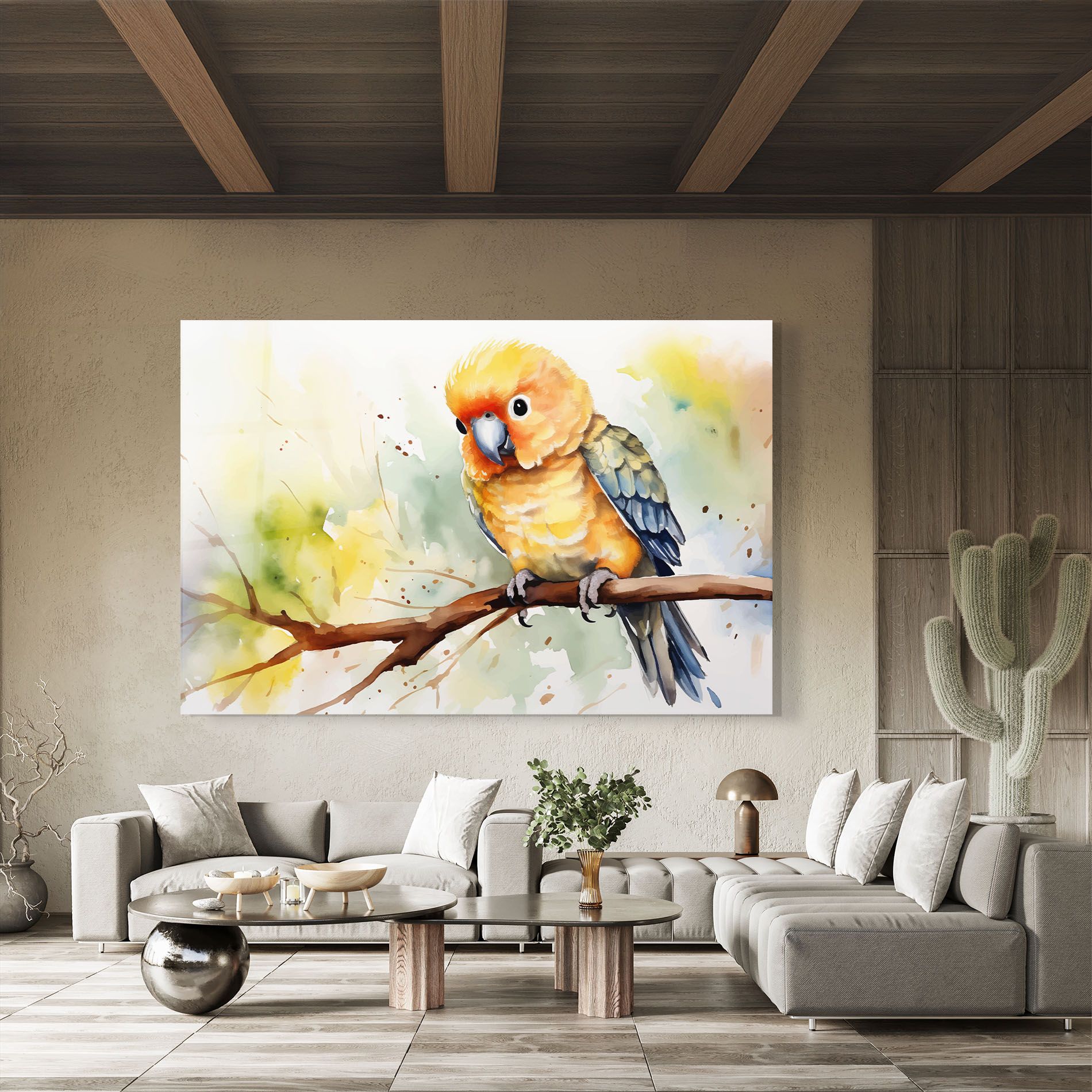 Cute Baby Parrot mockup 8