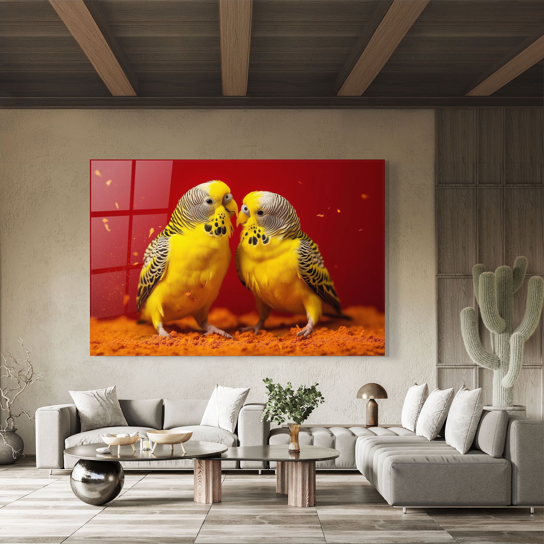 Cute Yellow Birds mockup 8