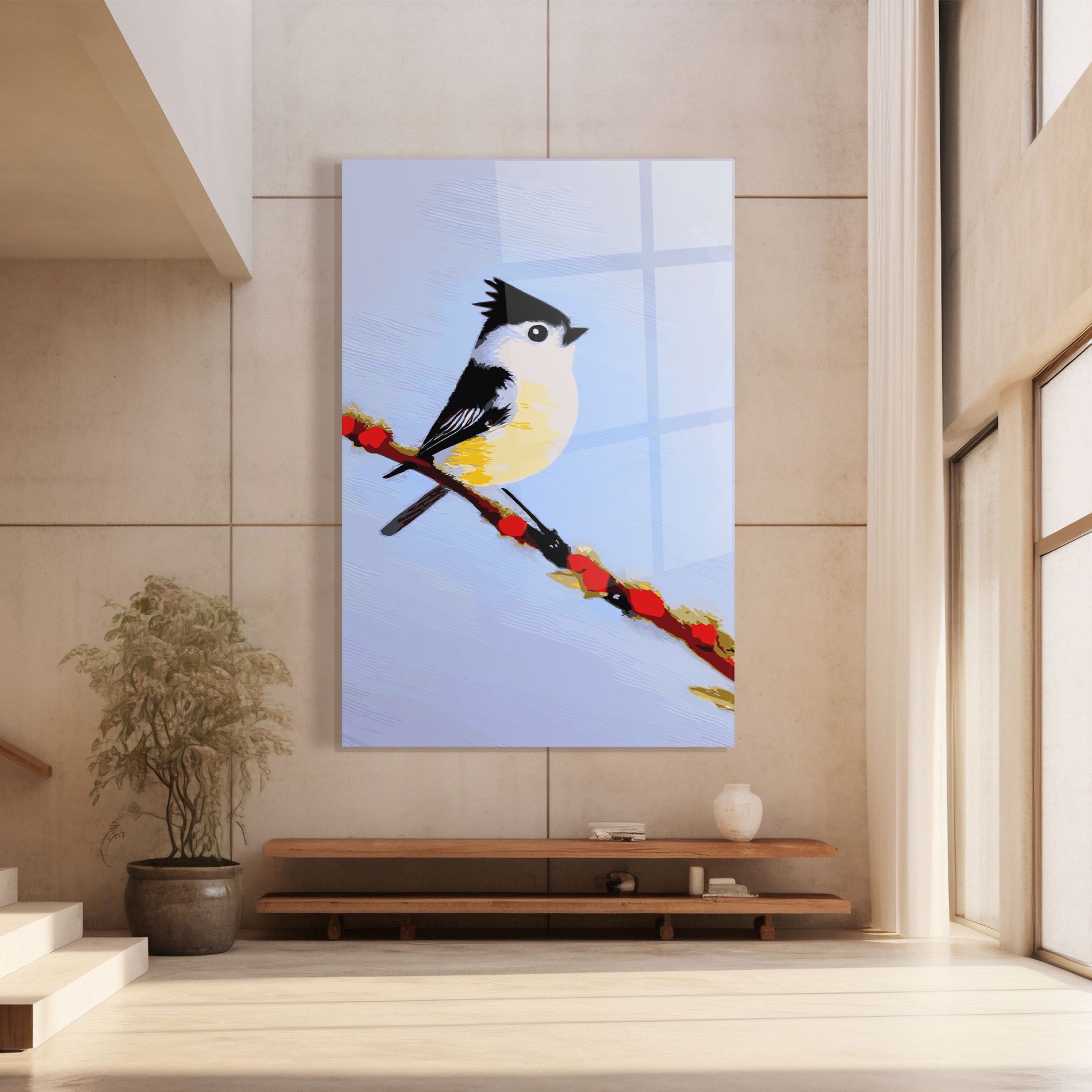 Bird Painting mockup 8
