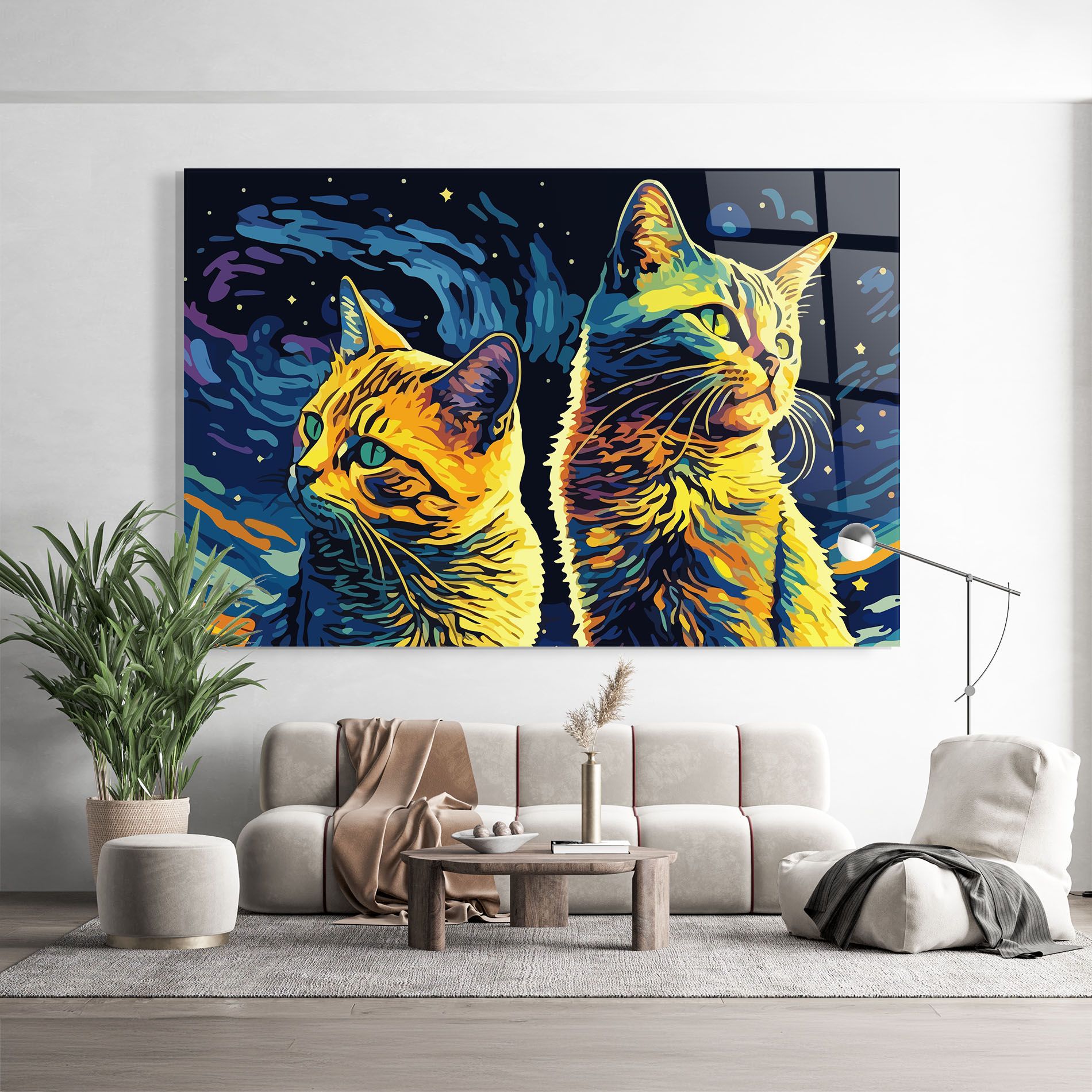 Cat Painting mockup 9