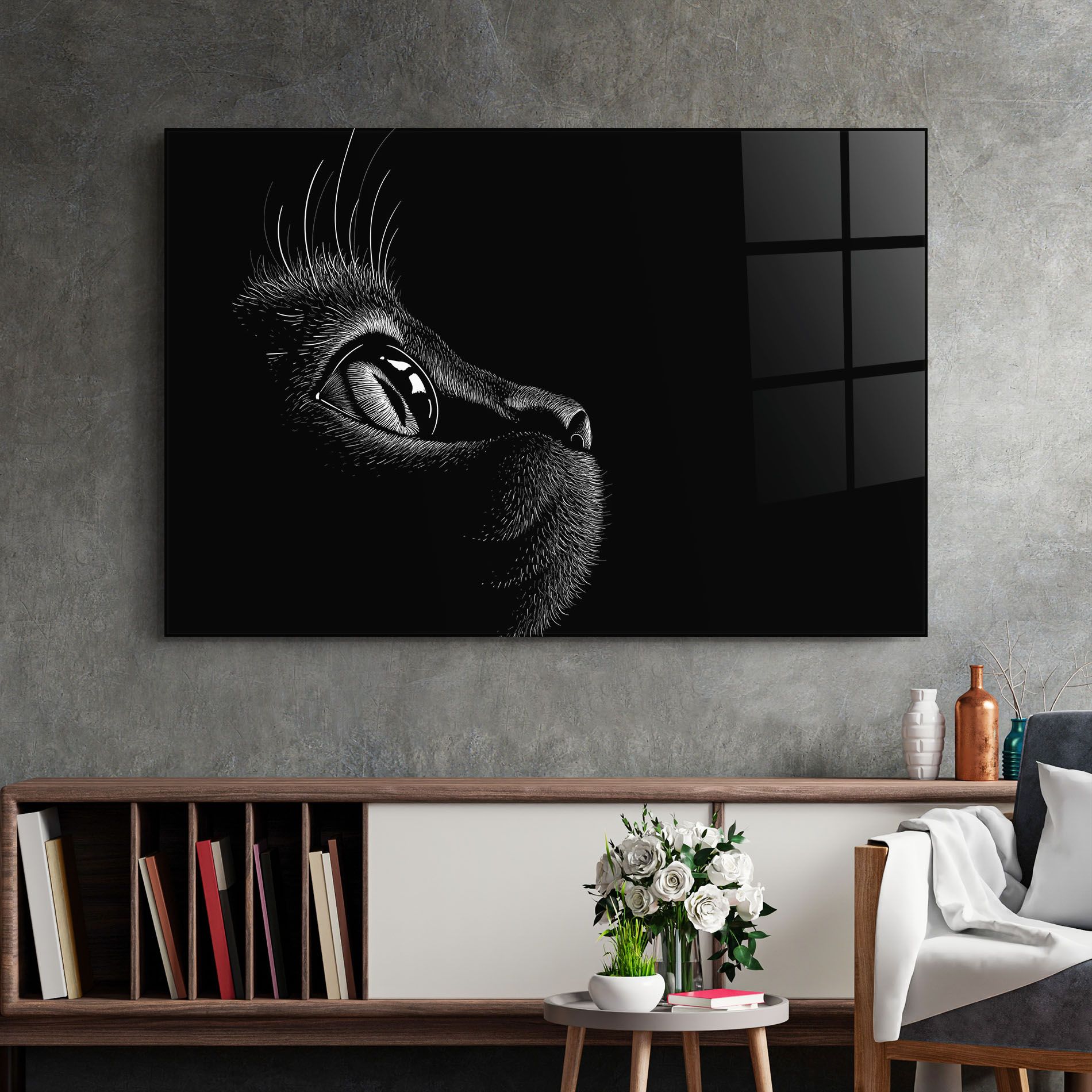 Glass Eye Cat mockup 2