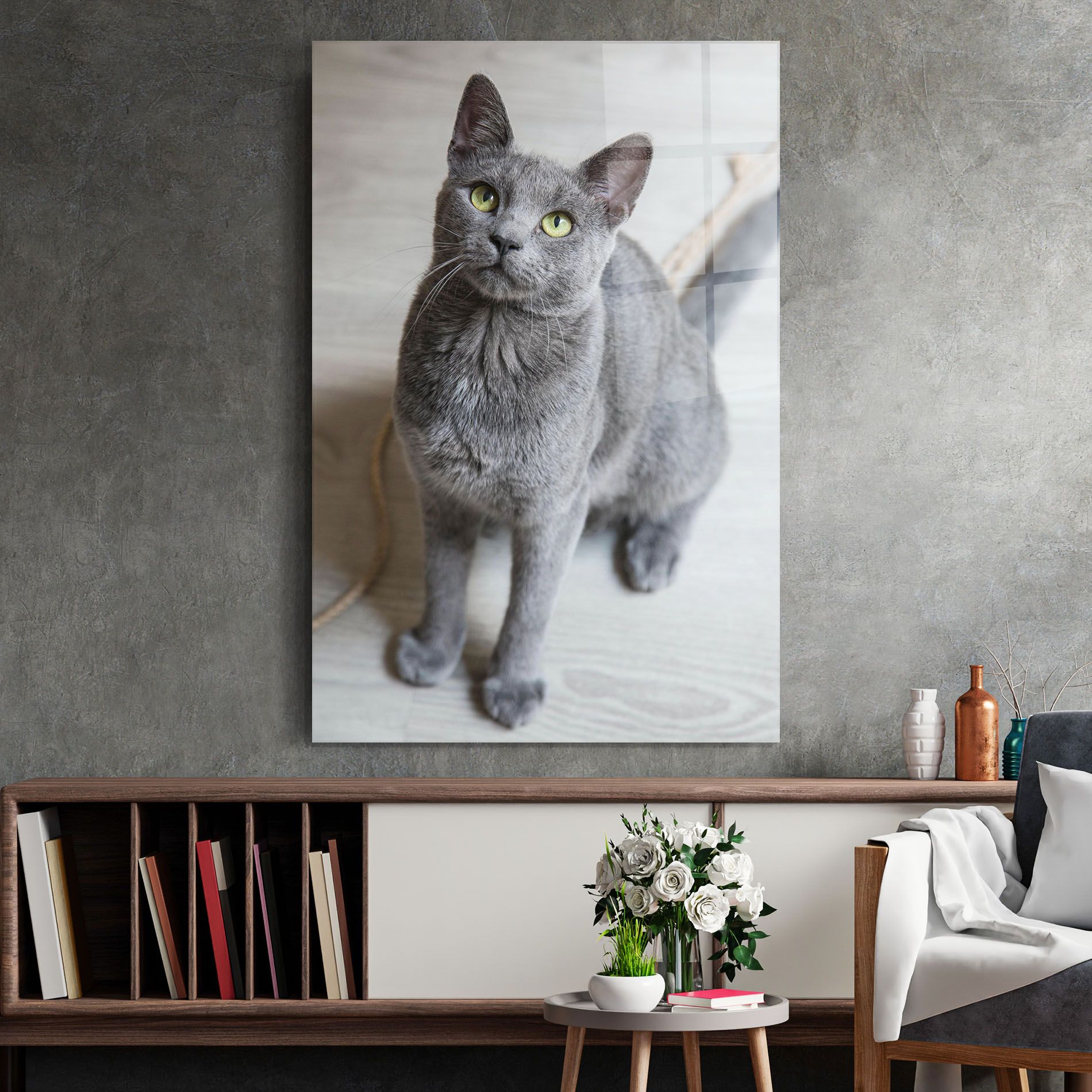 Grey Green Cat Eyes mockup 2