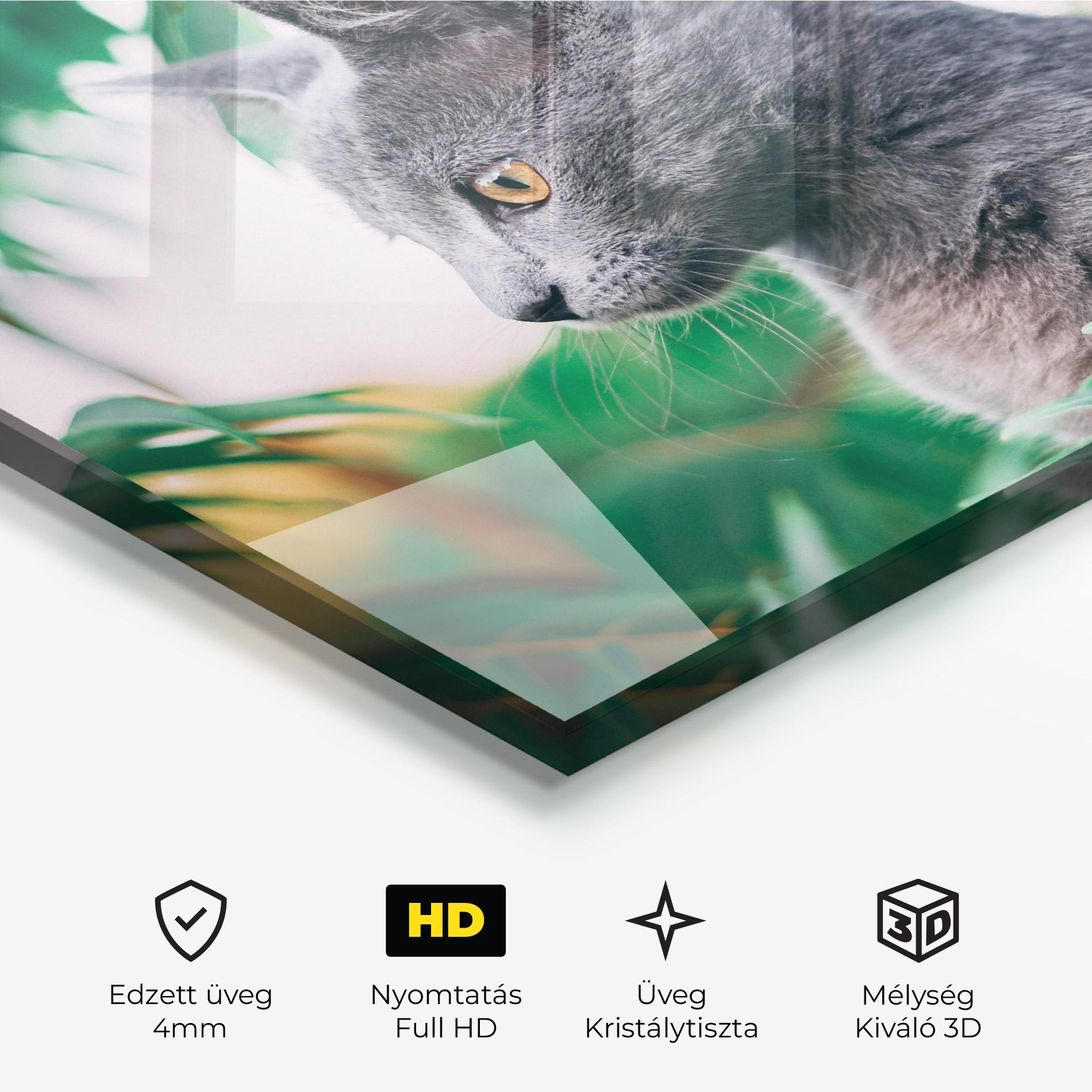 Üvegkép Cat Tree mockup 3