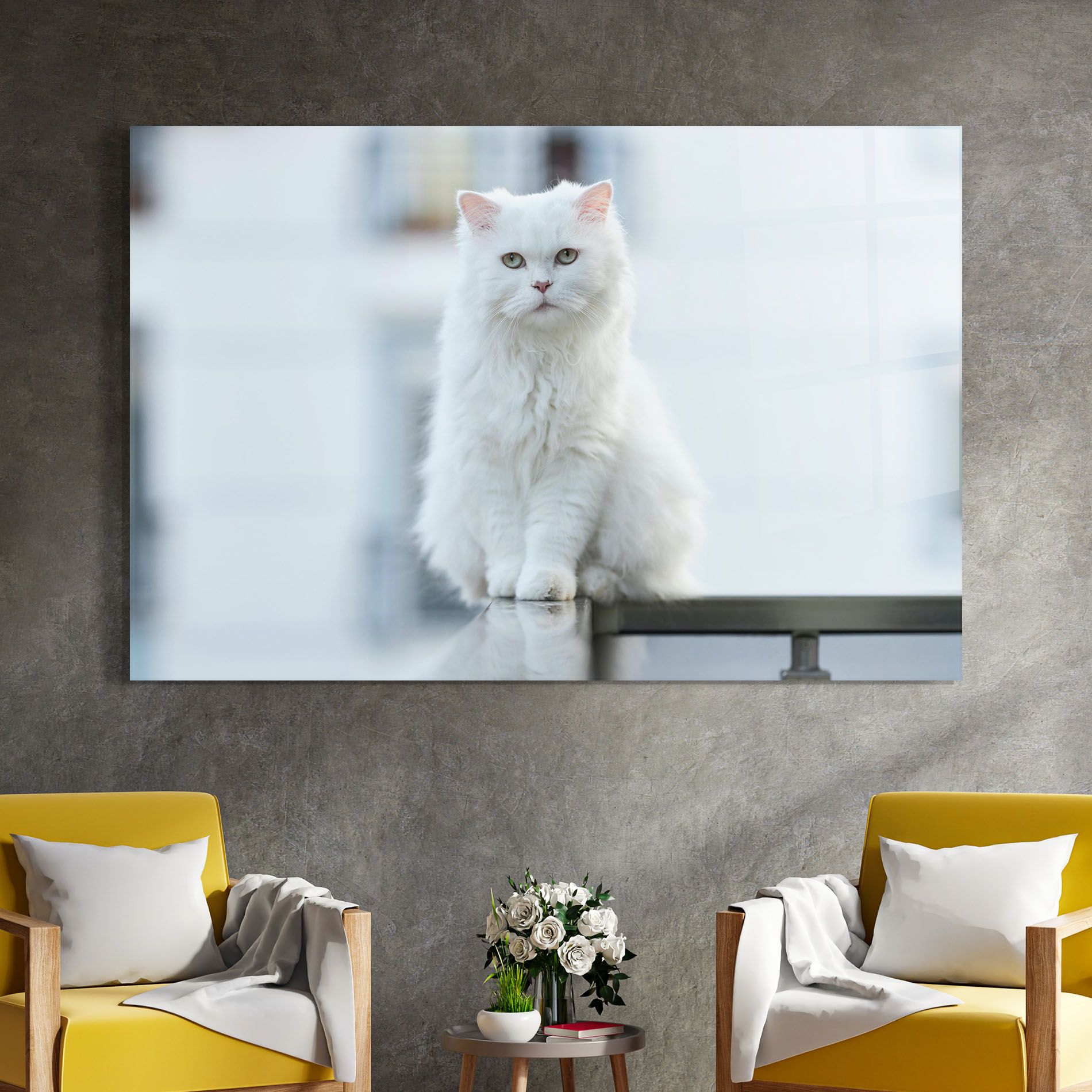 Big White Cat mockup 4