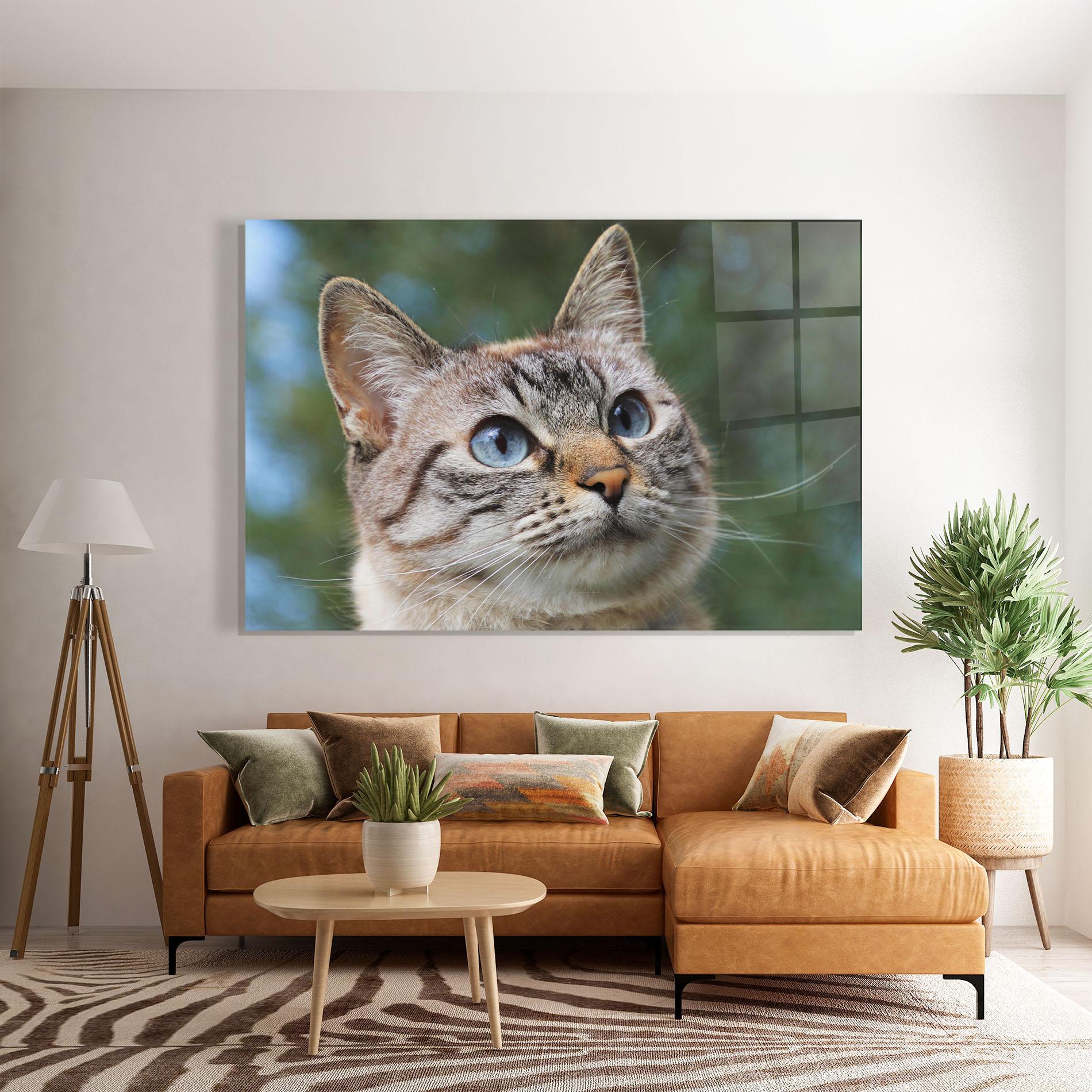 Üvegkép Blue Eyes Cutie mockup 7