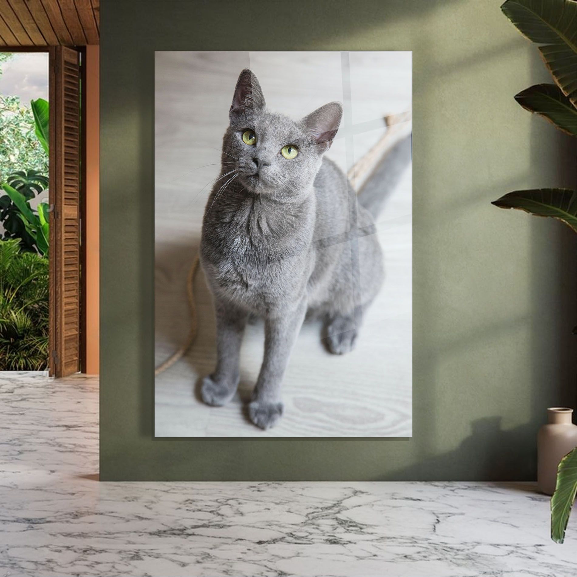 Grey Green Cat Eyes mockup 7