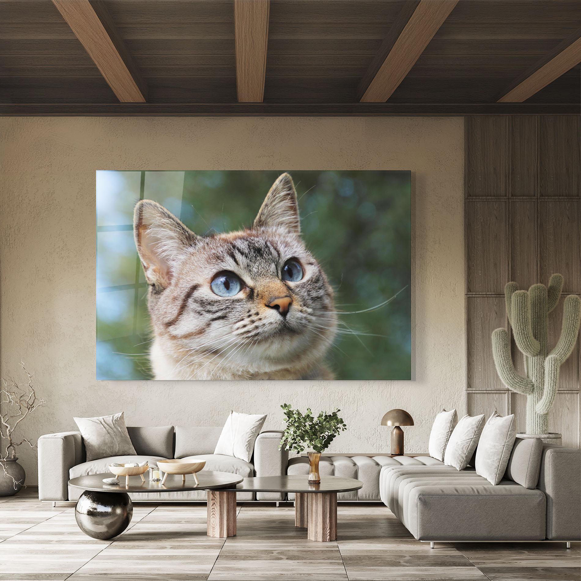 Üvegkép Blue Eyes Cutie mockup 8