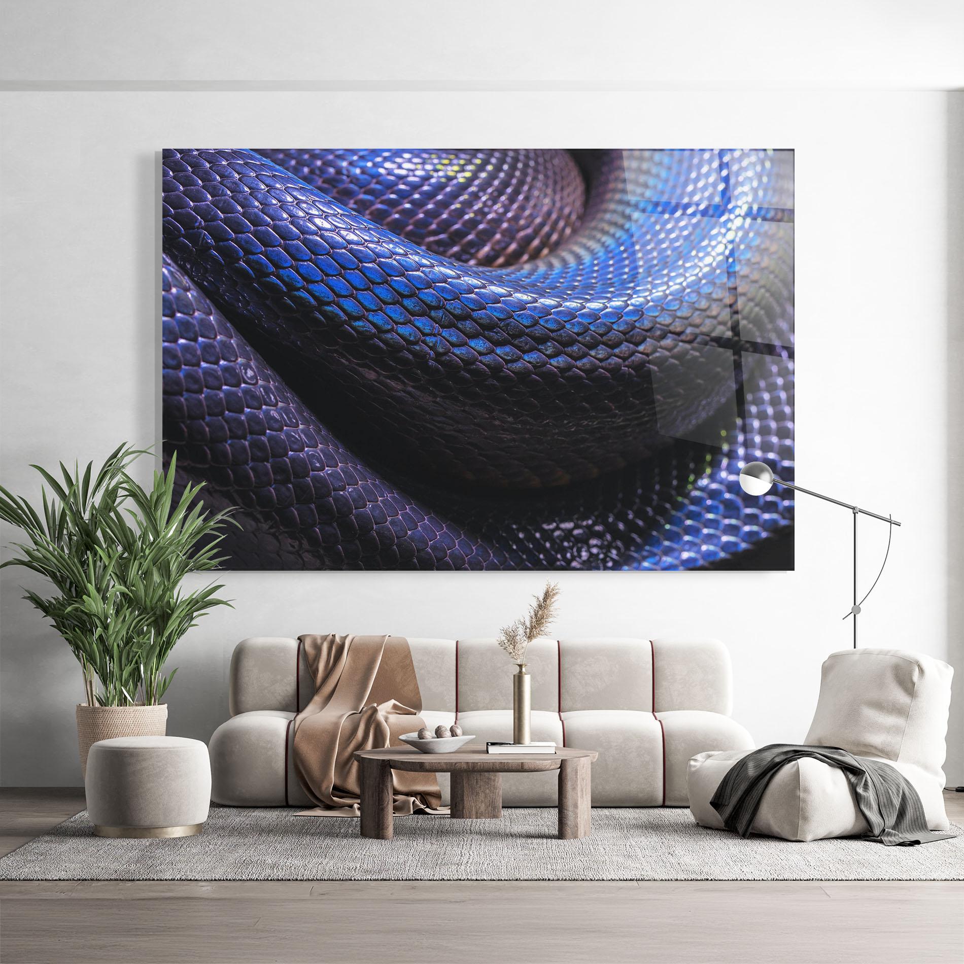 Üvegkép Snake Skin mockup 9