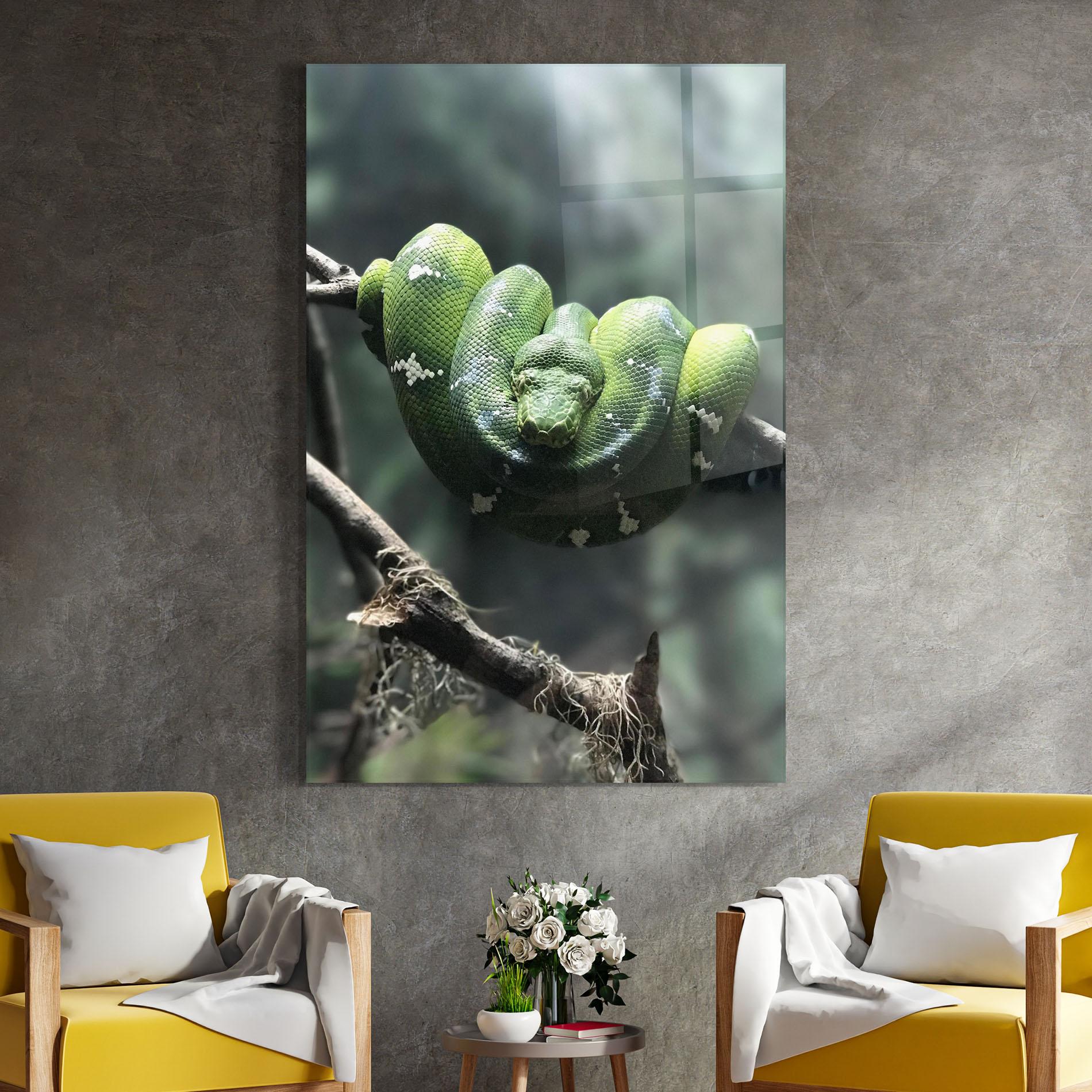 Üvegkép Sleepy Snake mockup 4