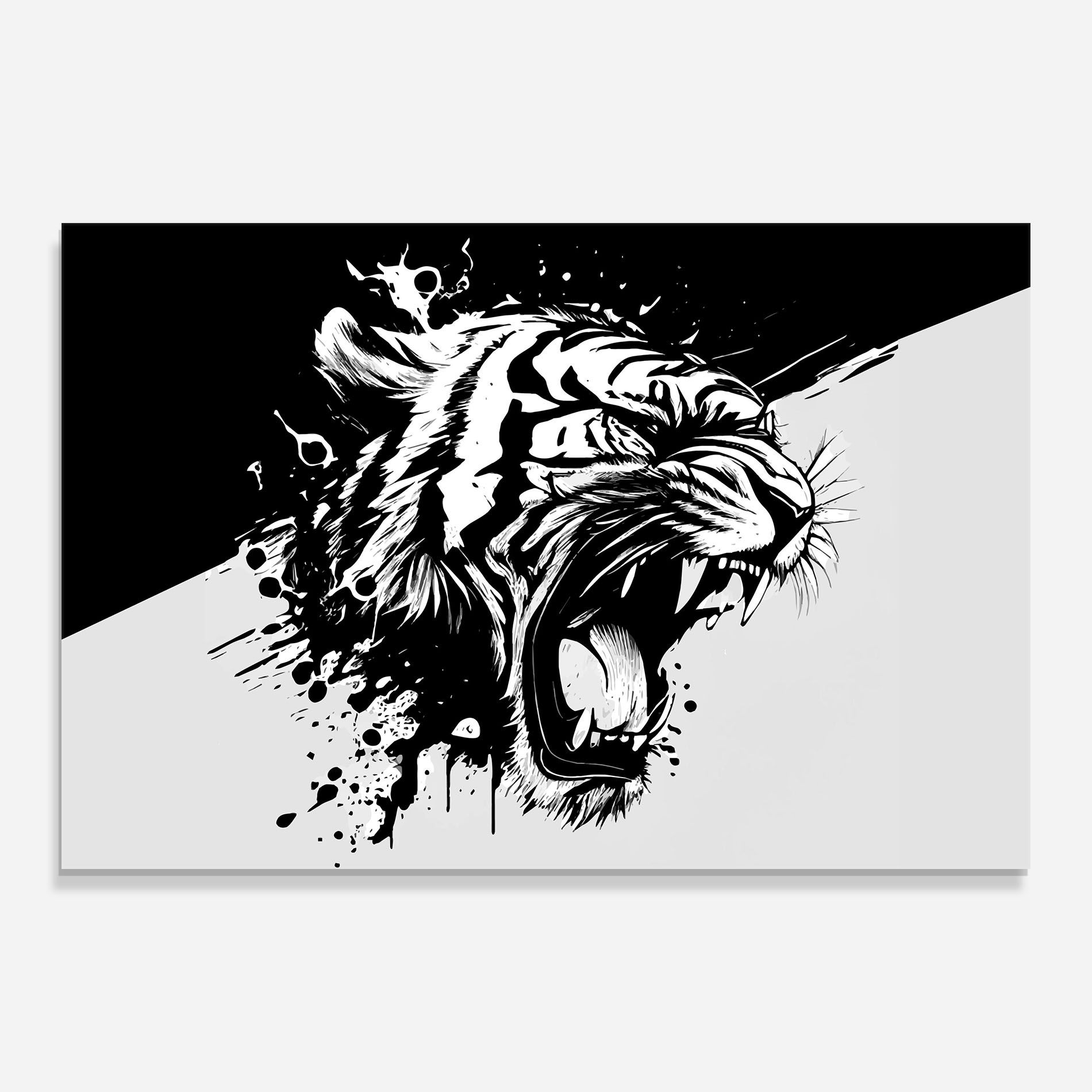 Black Grey Tiger mockup 0
