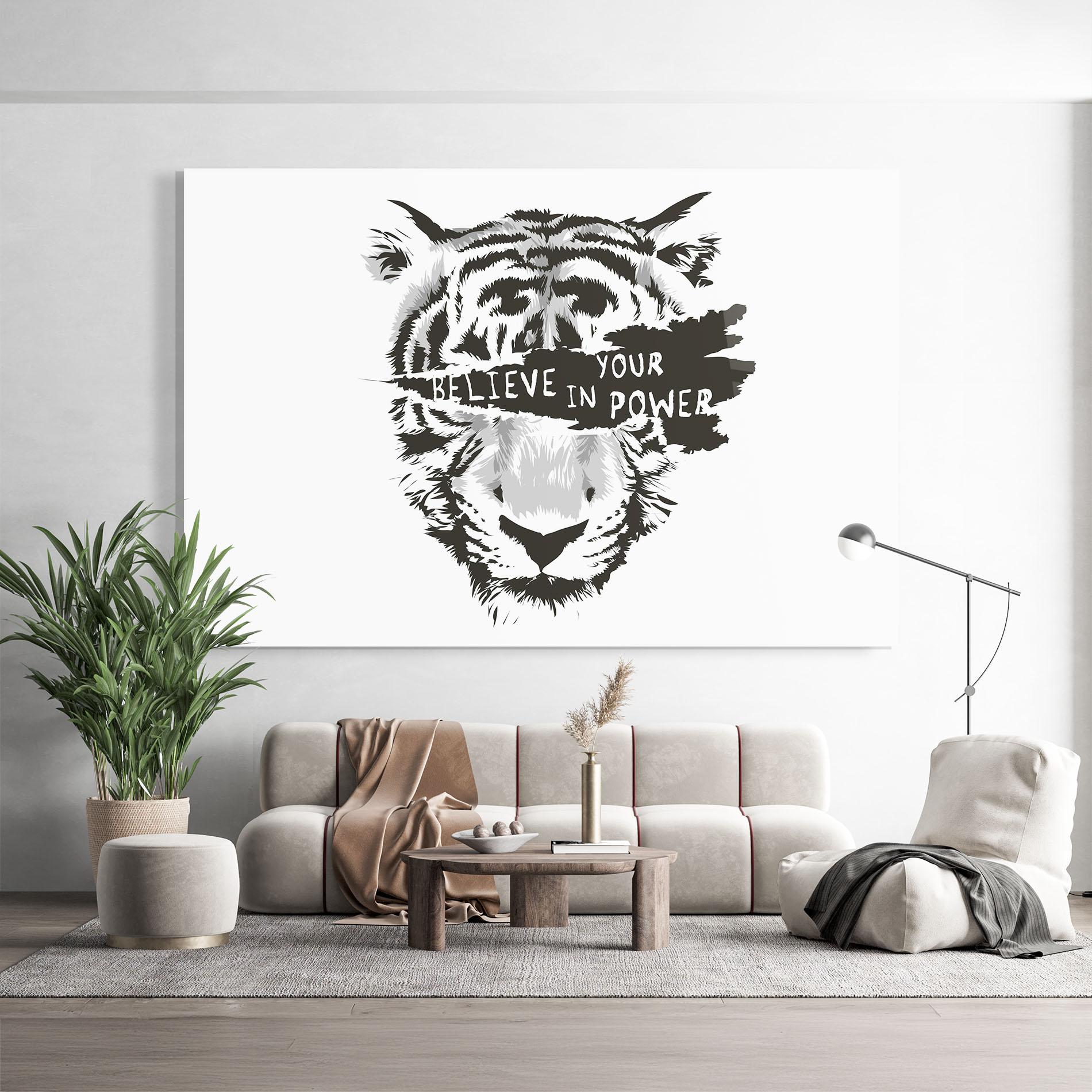 Üvegkép Belive In Your Power mockup 9