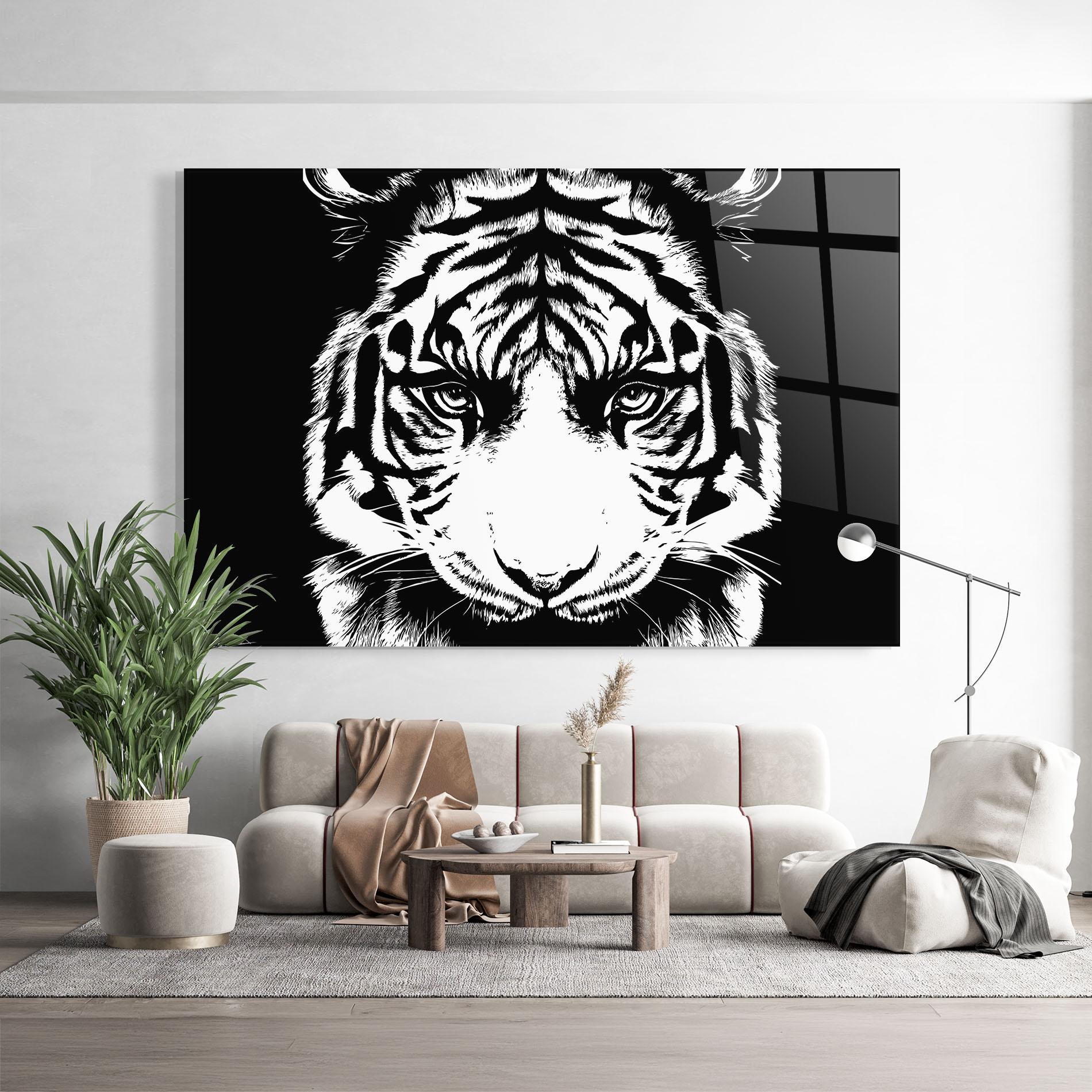 Üvegkép Big Eyes Tiger mockup 9