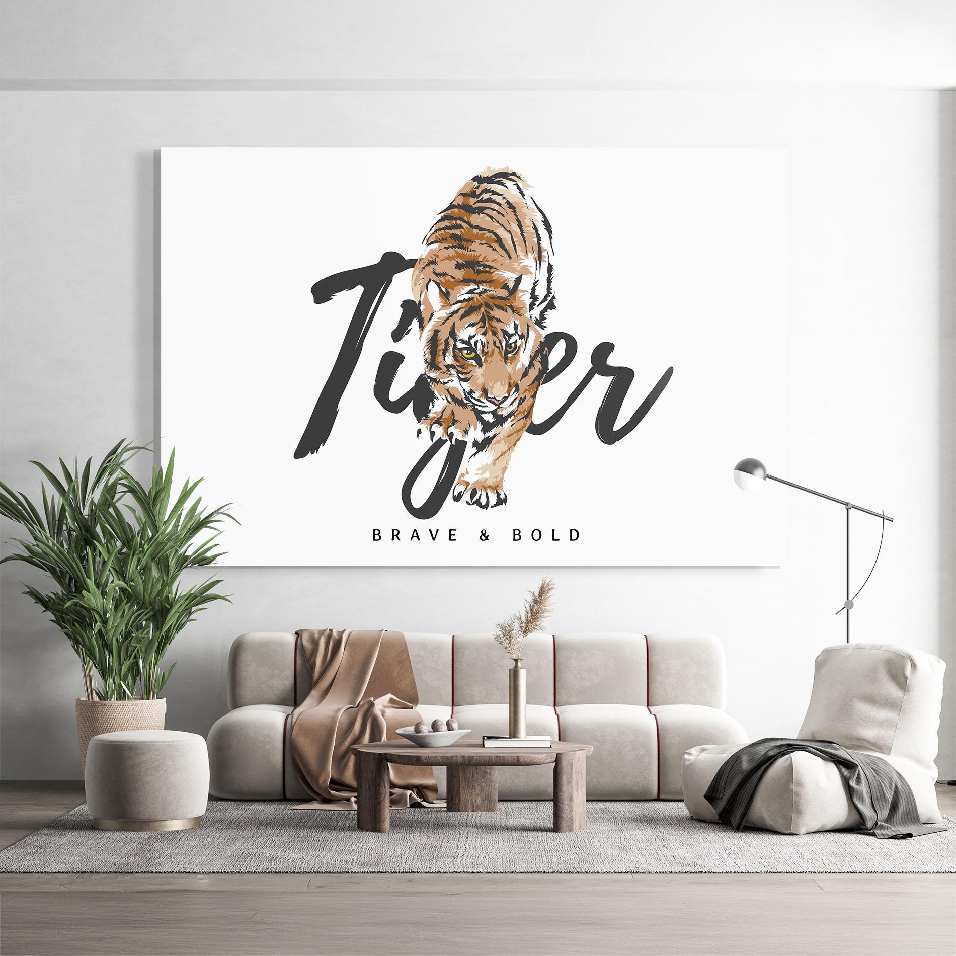 Üvegkép Brave And Bold mockup 9