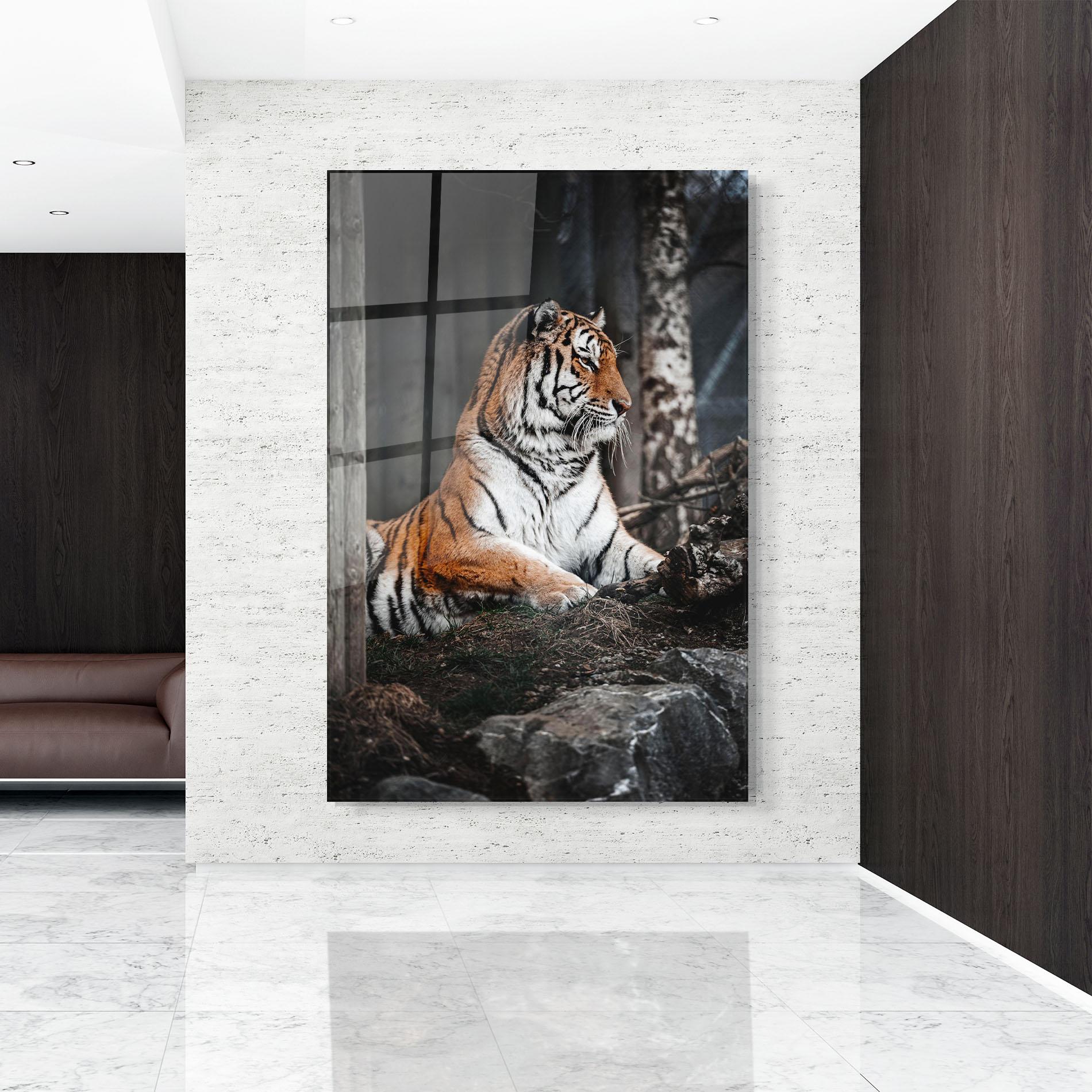 Üvegkép Forest Tiger mockup 9