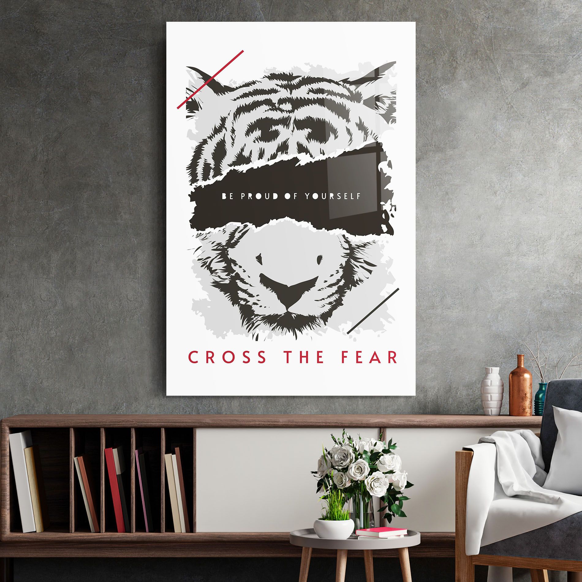 Cross The Fear mockup 2