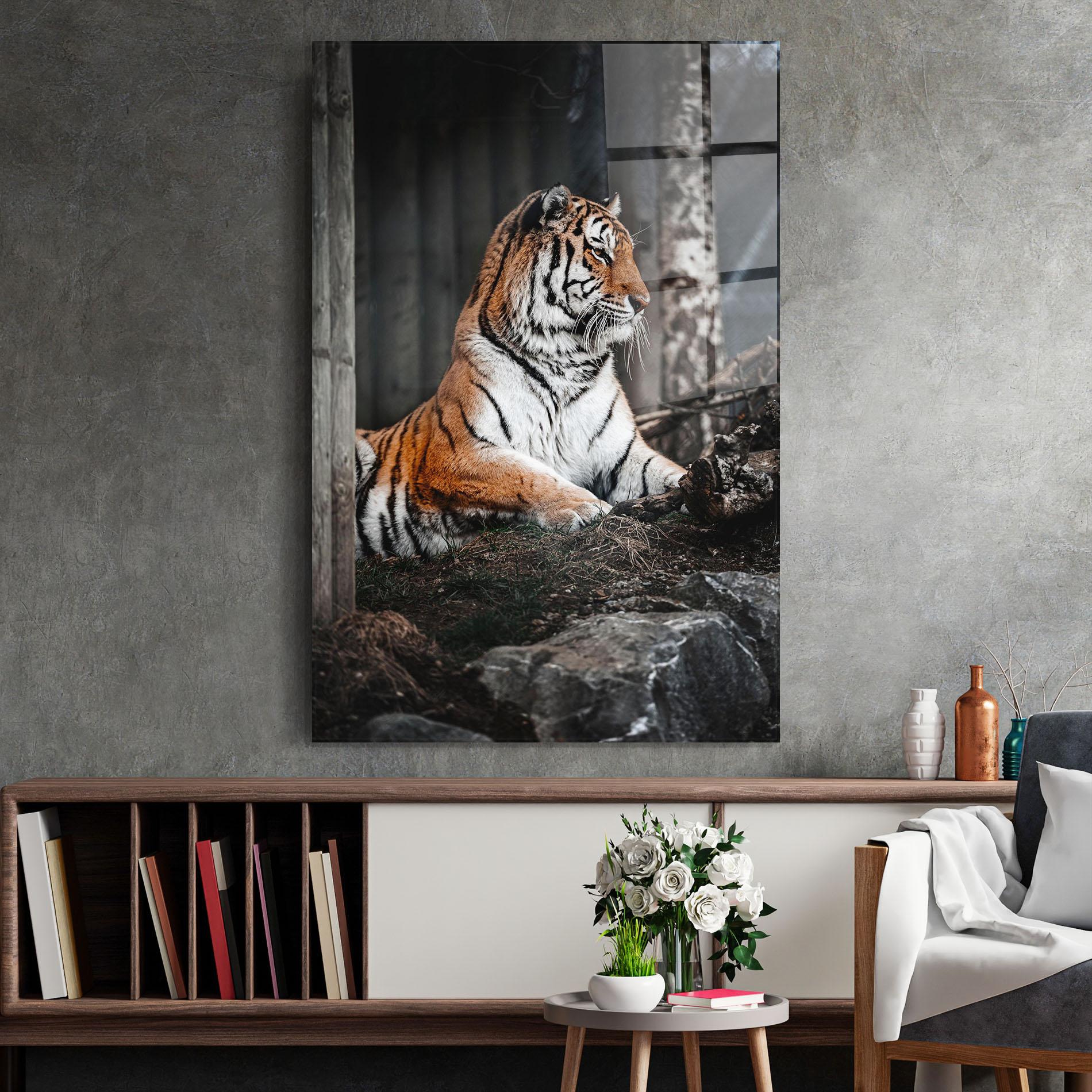 Üvegkép Forest Tiger mockup 2