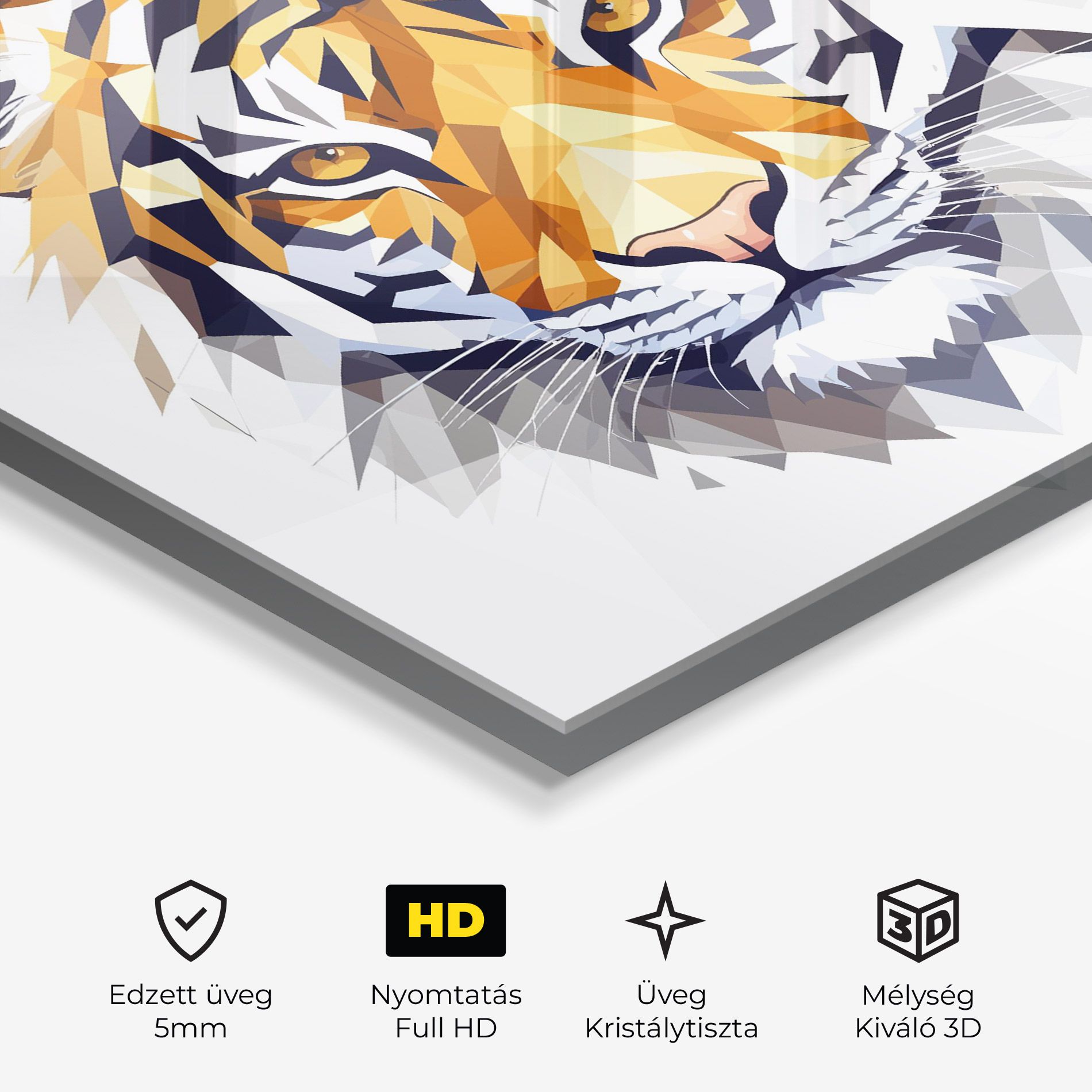 Beautifu Tiger Portrait mockup 3