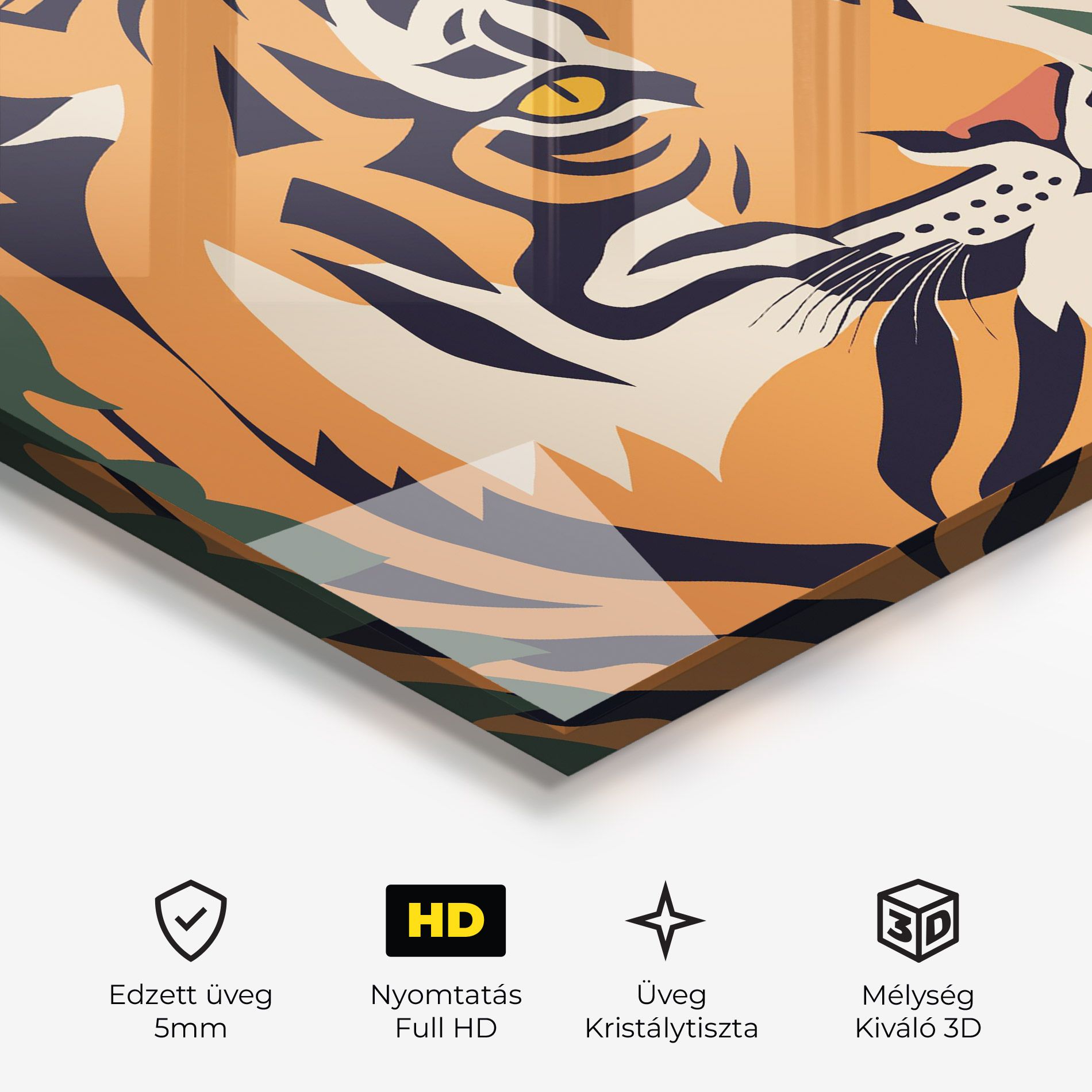Cartoon Style Tiger mockup 3