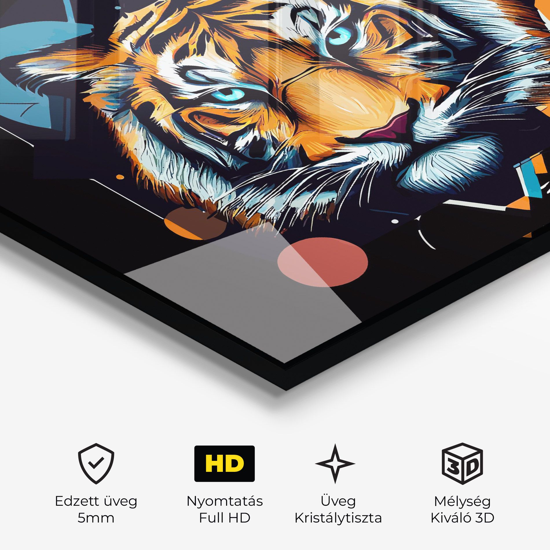 Geometric Tiger mockup 3