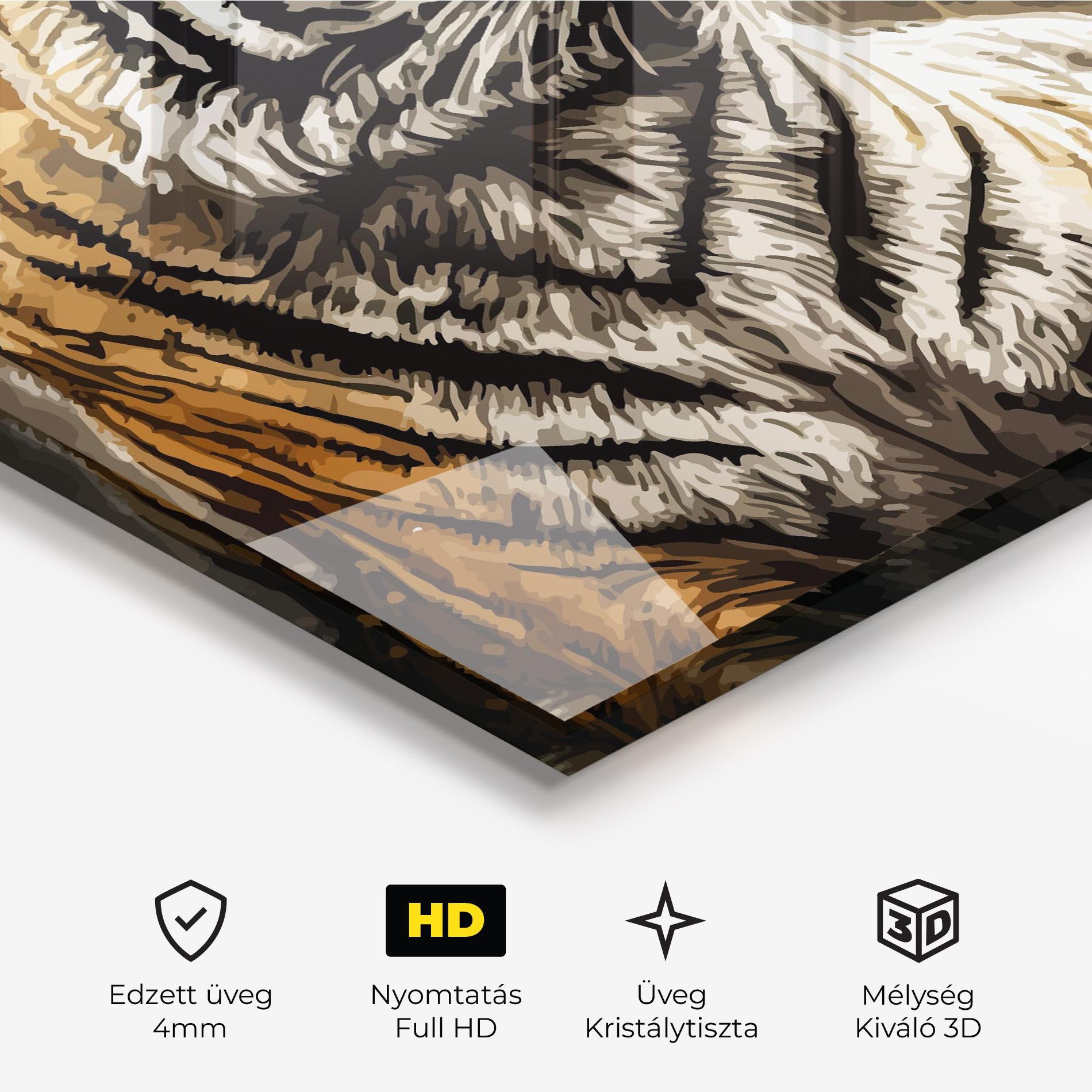 Üvegkép Rain Tiger mockup 3
