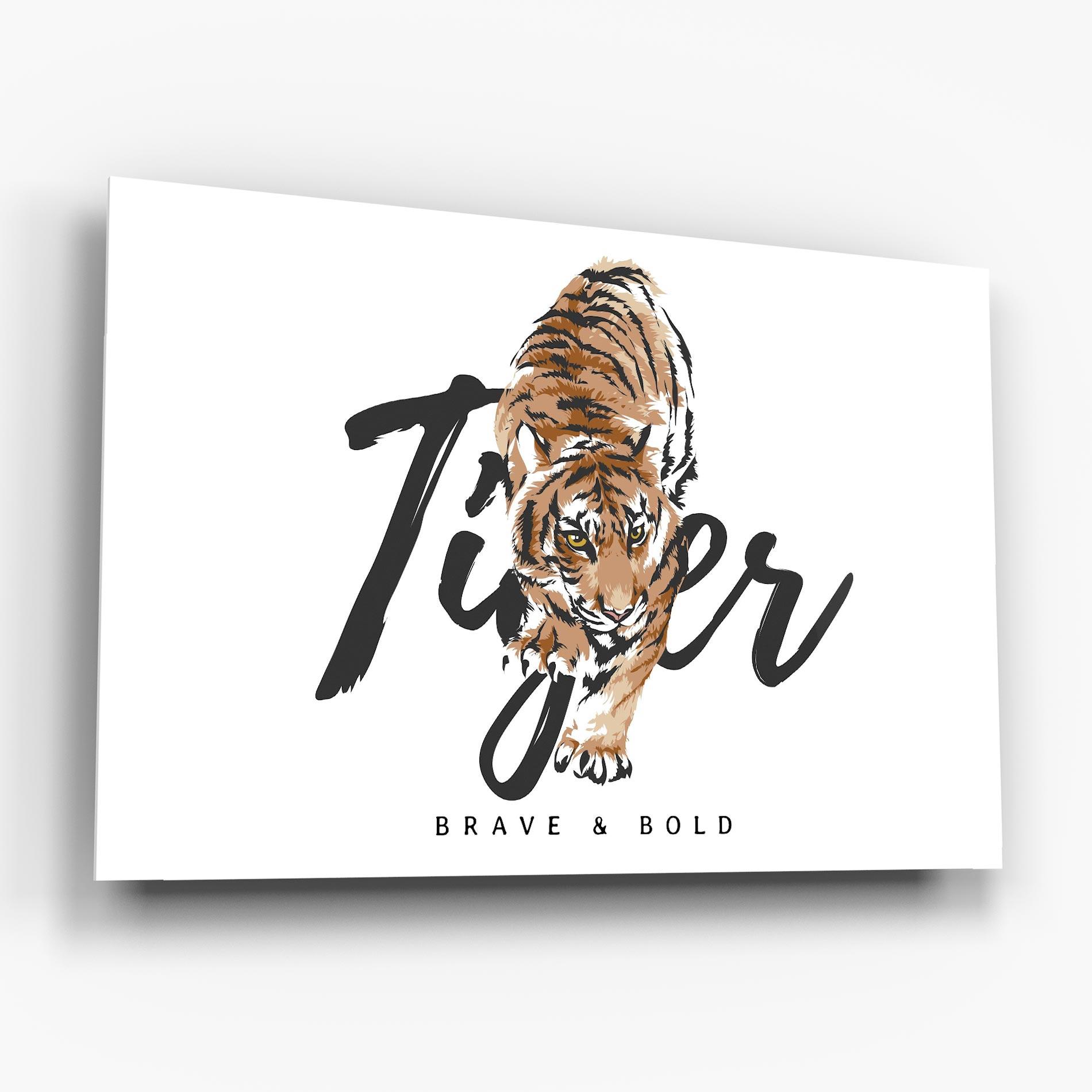 Üvegkép Brave And Bold mockup 6