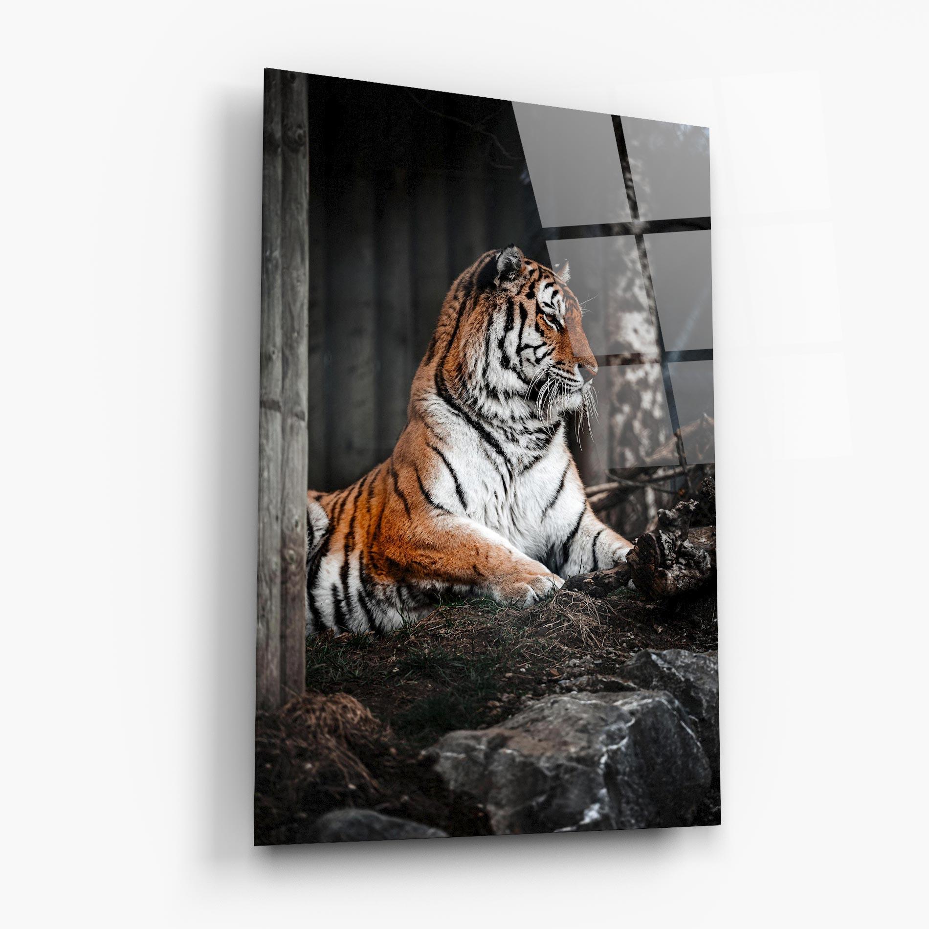 Üvegkép Forest Tiger mockup 6