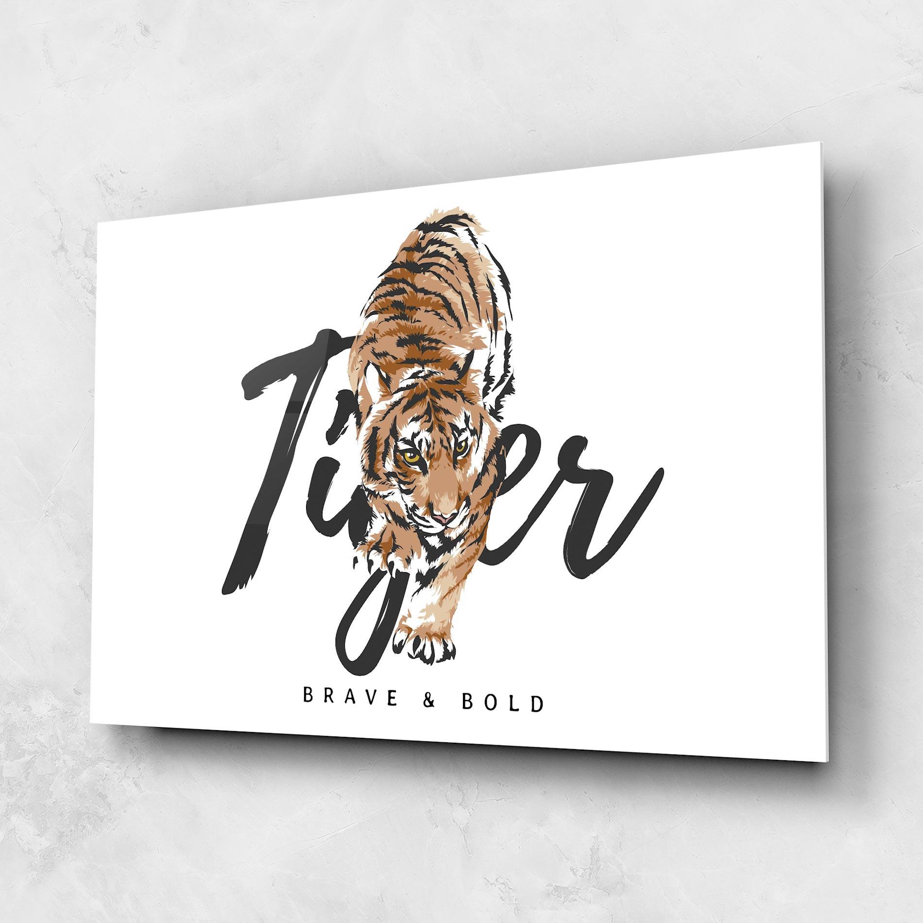 Üvegkép Brave And Bold mockup 1