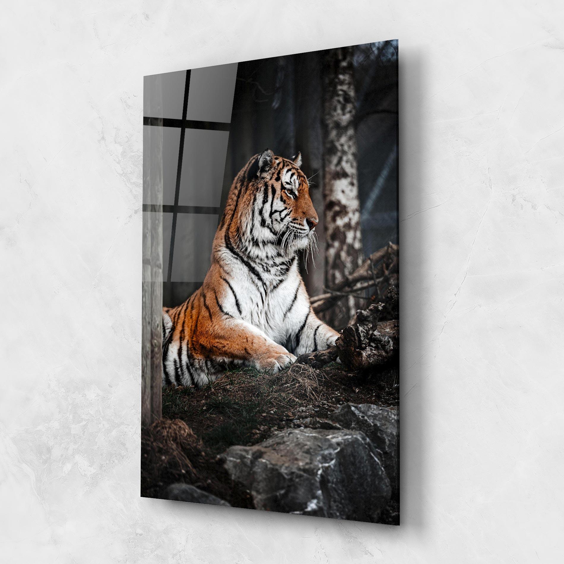 Üvegkép Forest Tiger mockup 1
