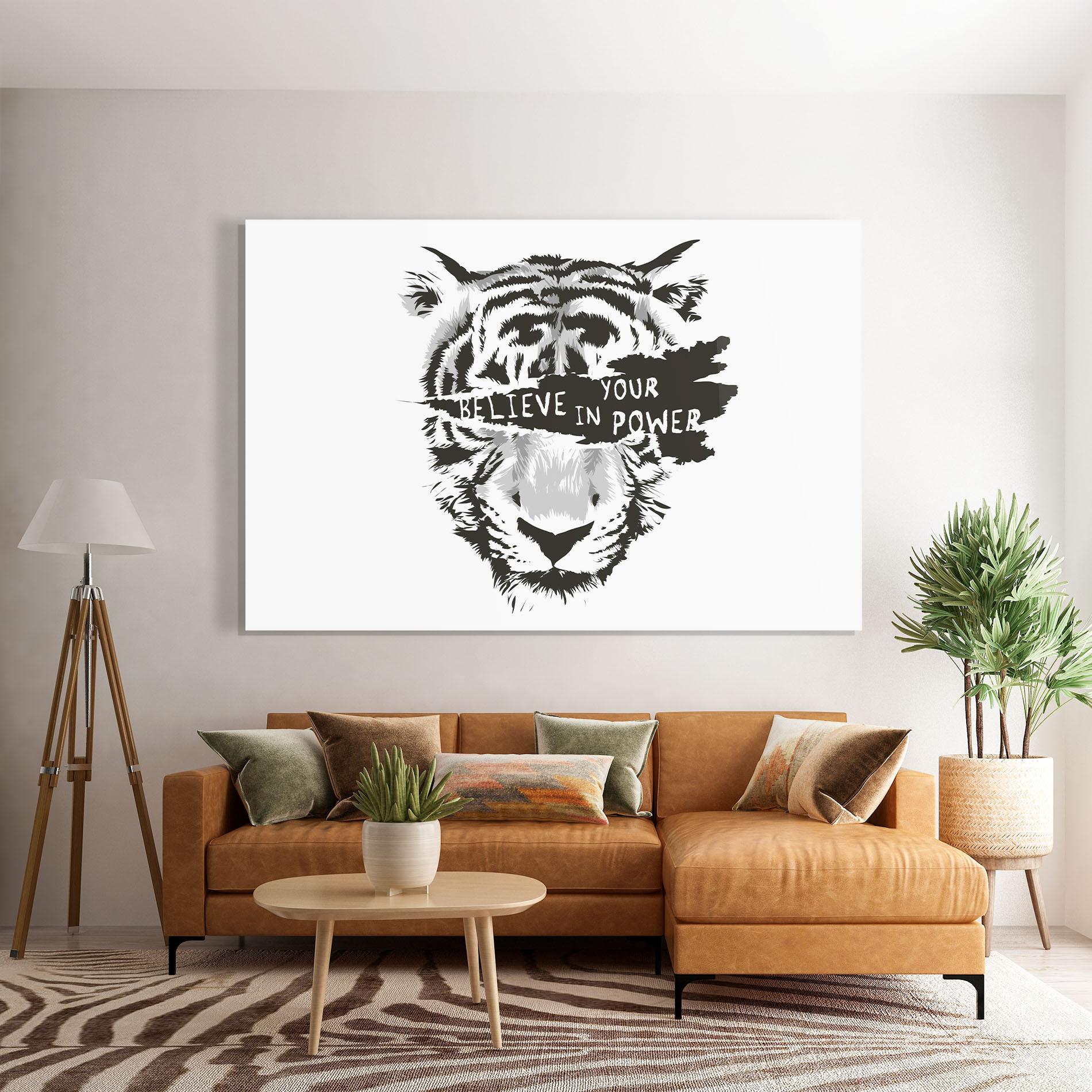 Üvegkép Belive In Your Power mockup 7