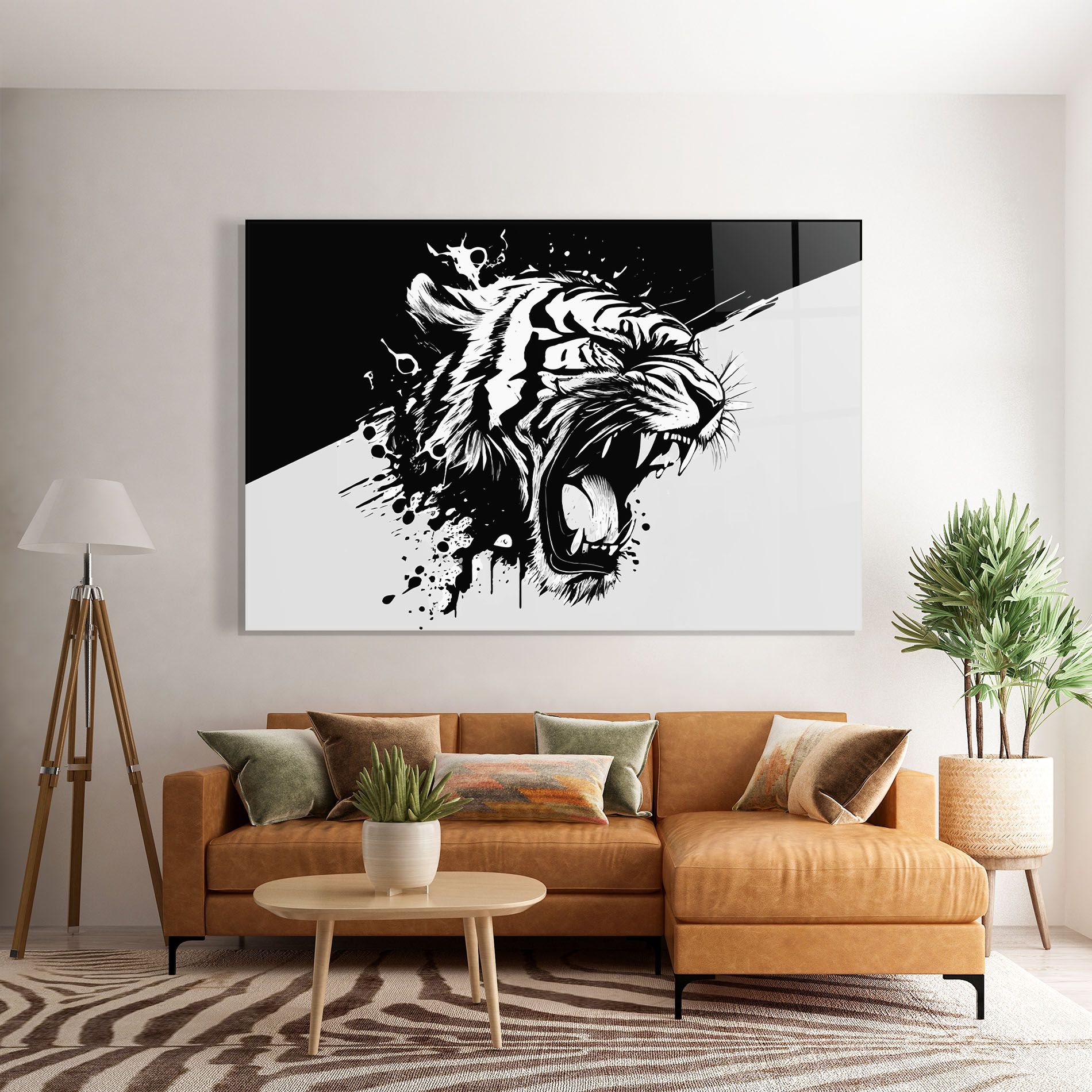 Black Grey Tiger mockup 7