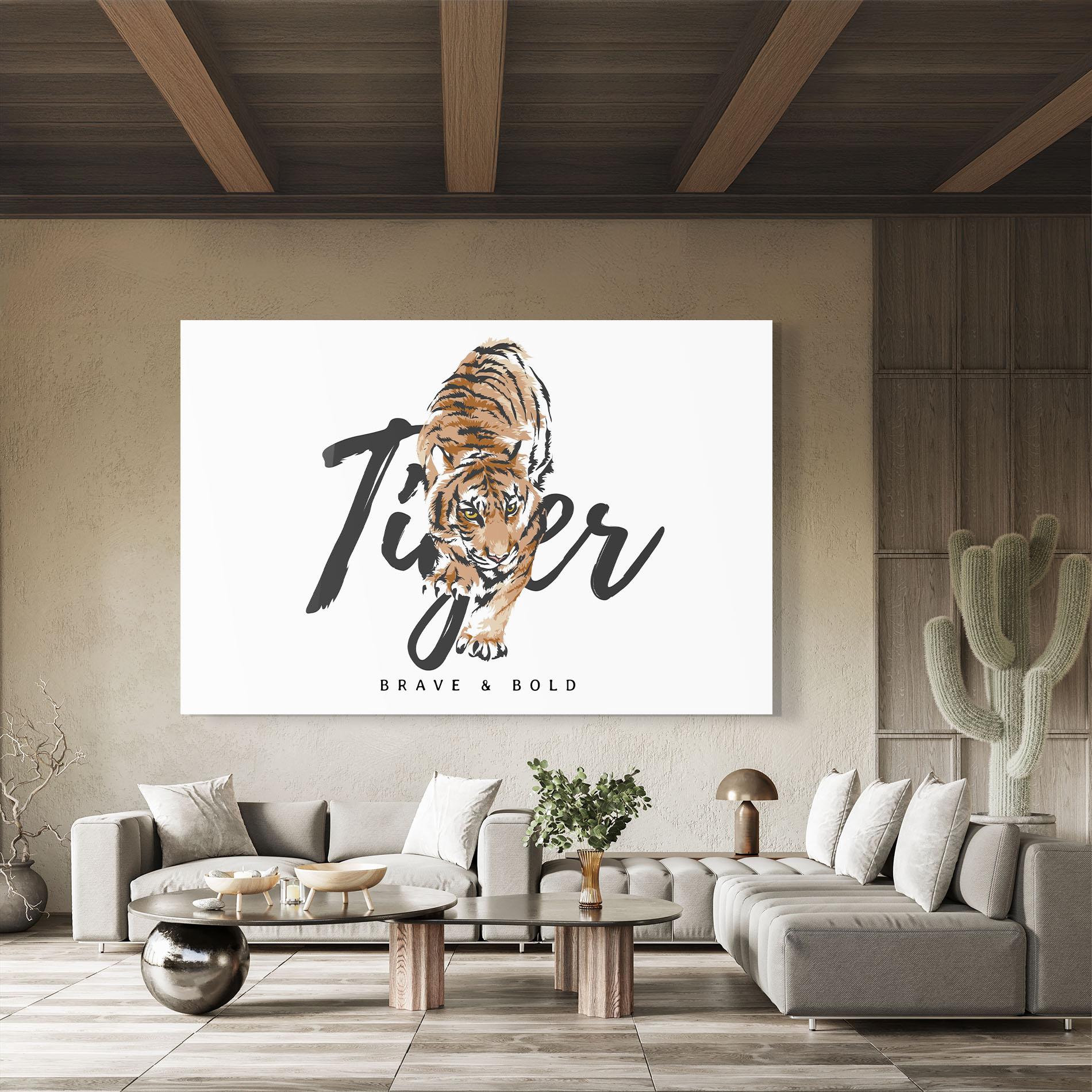 Üvegkép Brave And Bold mockup 8