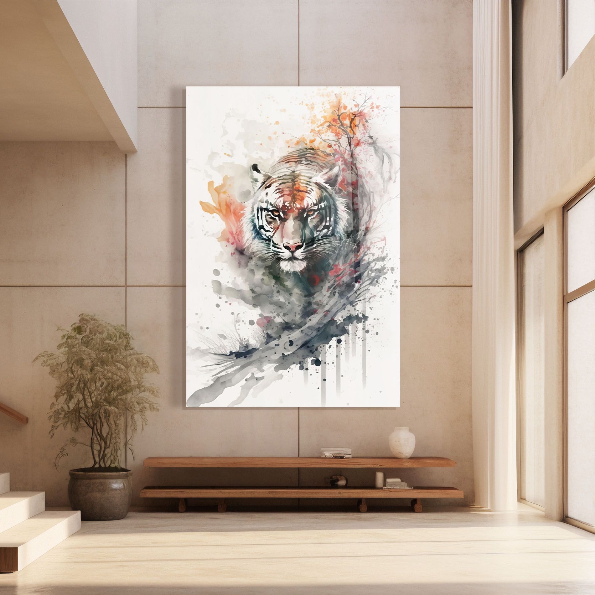 Beautiful Tiger Art mockup 8