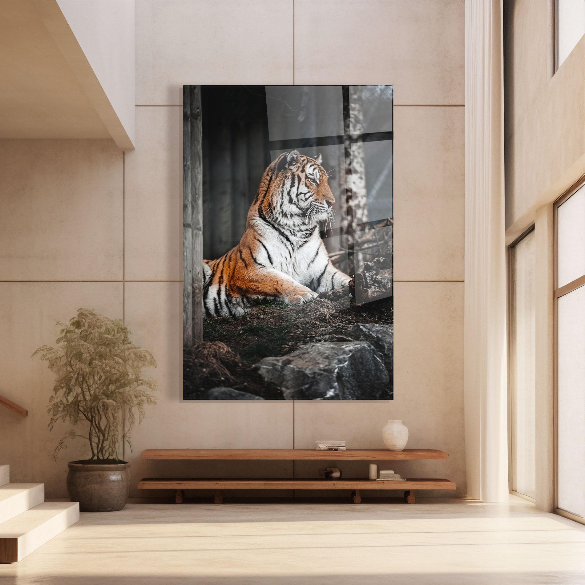 Üvegkép Forest Tiger mockup 8