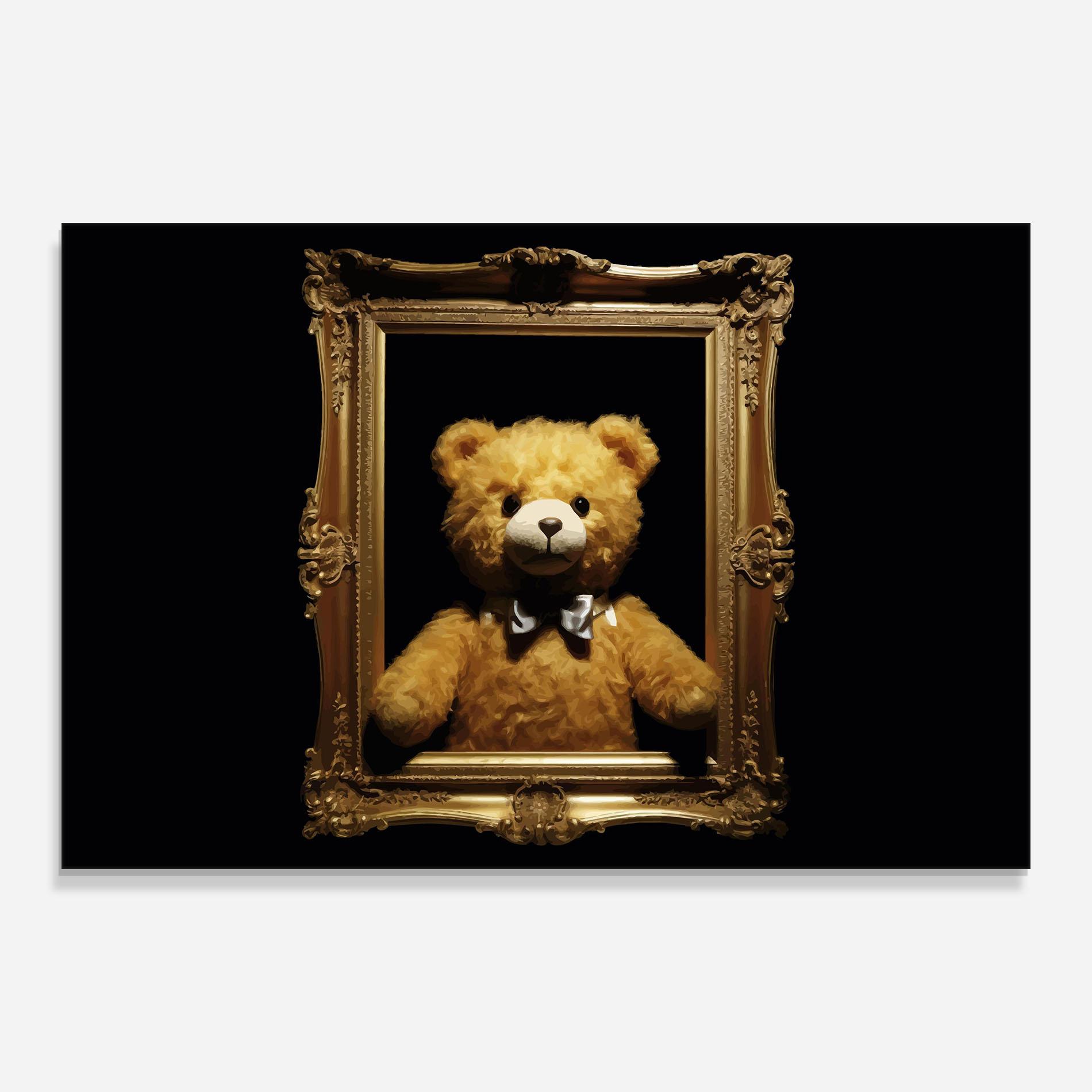 Üvegkép Frame Bear mockup 0