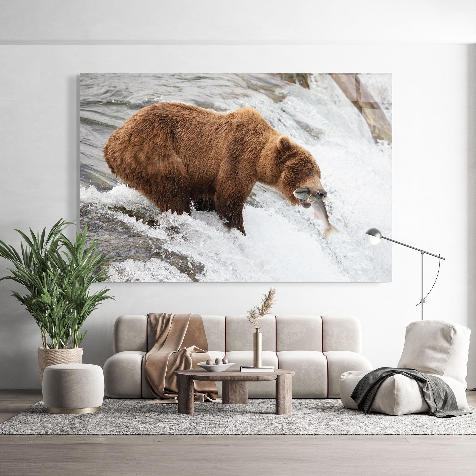 Üvegkép Bear Hunting mockup 9