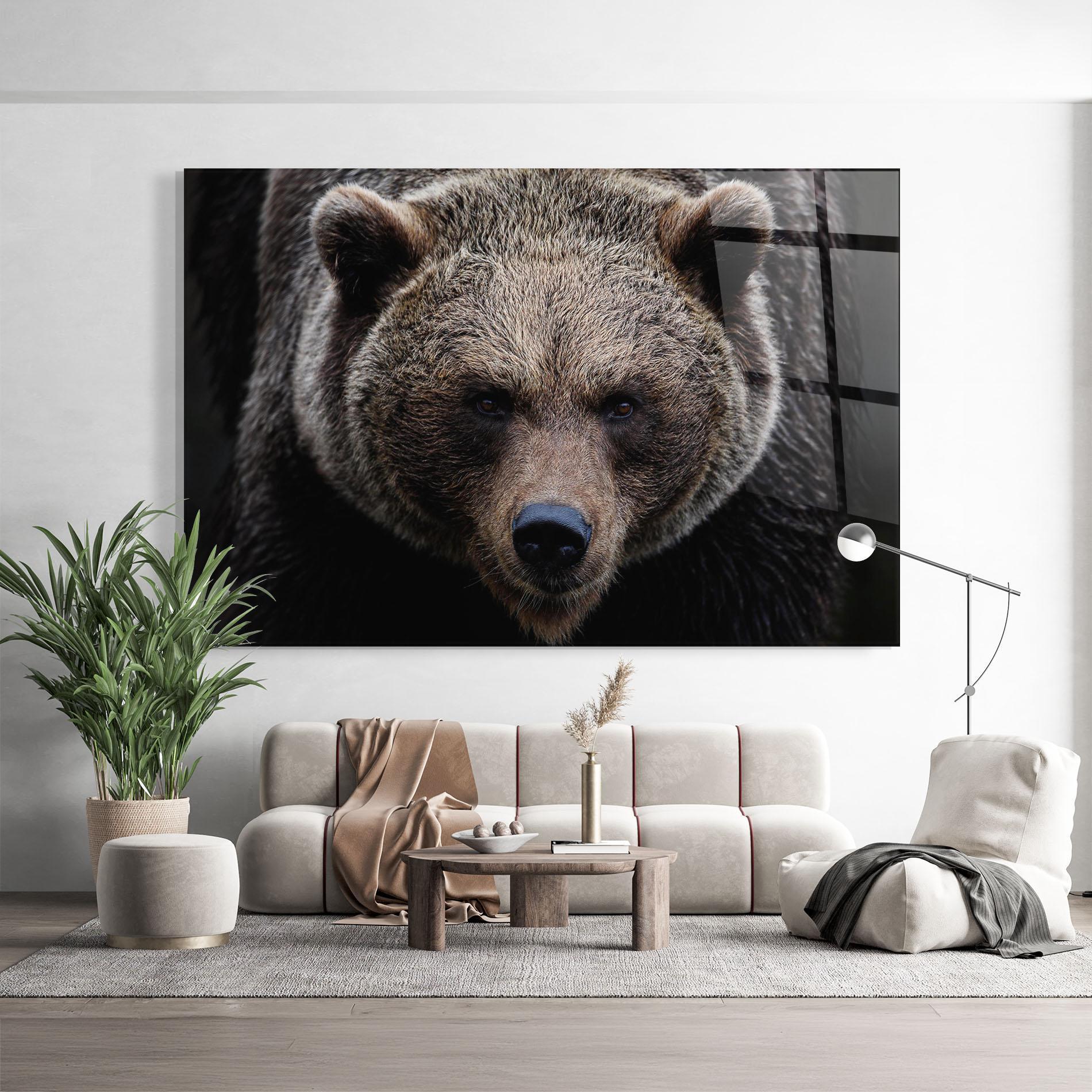 Üvegkép Brown Bear mockup 9