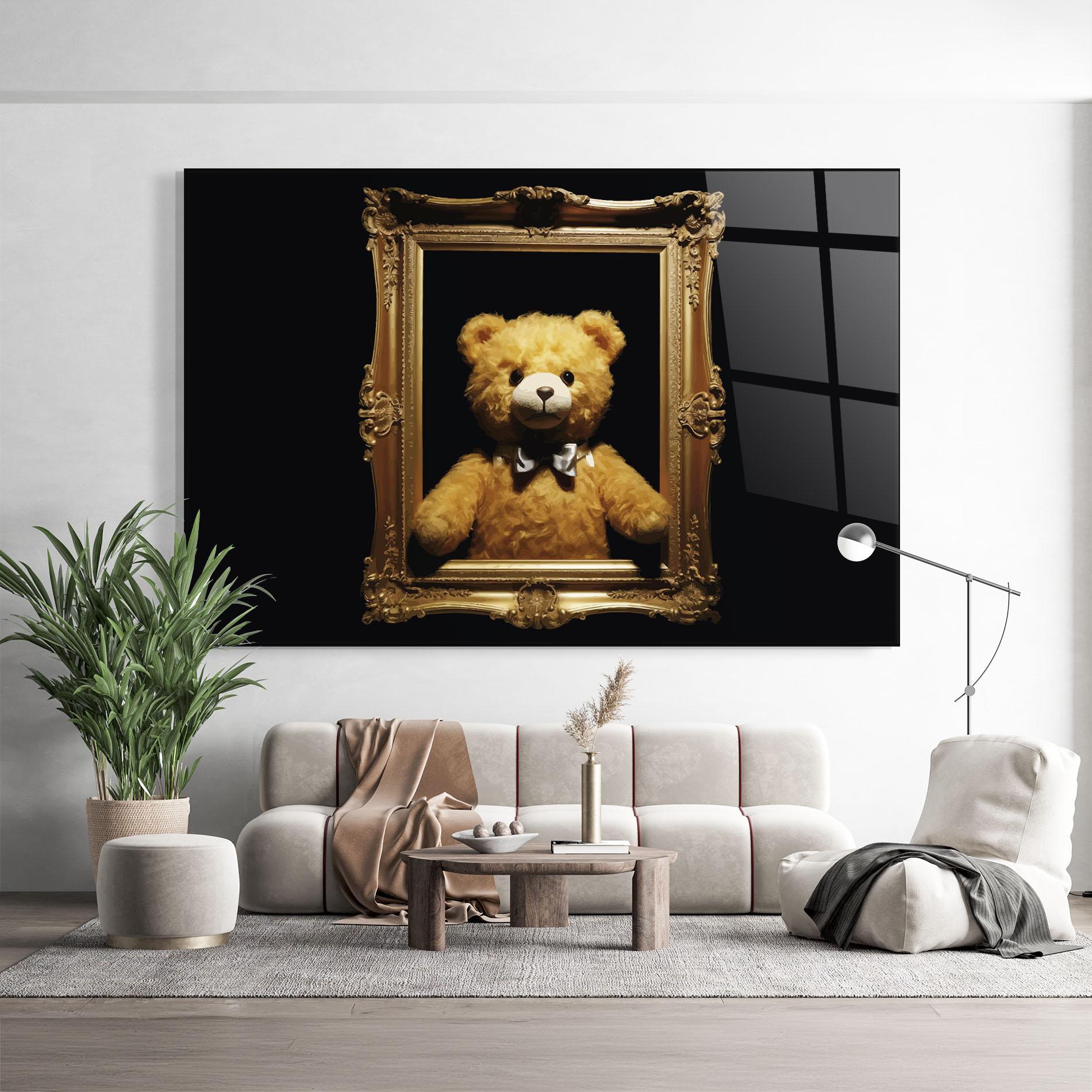 Üvegkép Frame Bear mockup 9