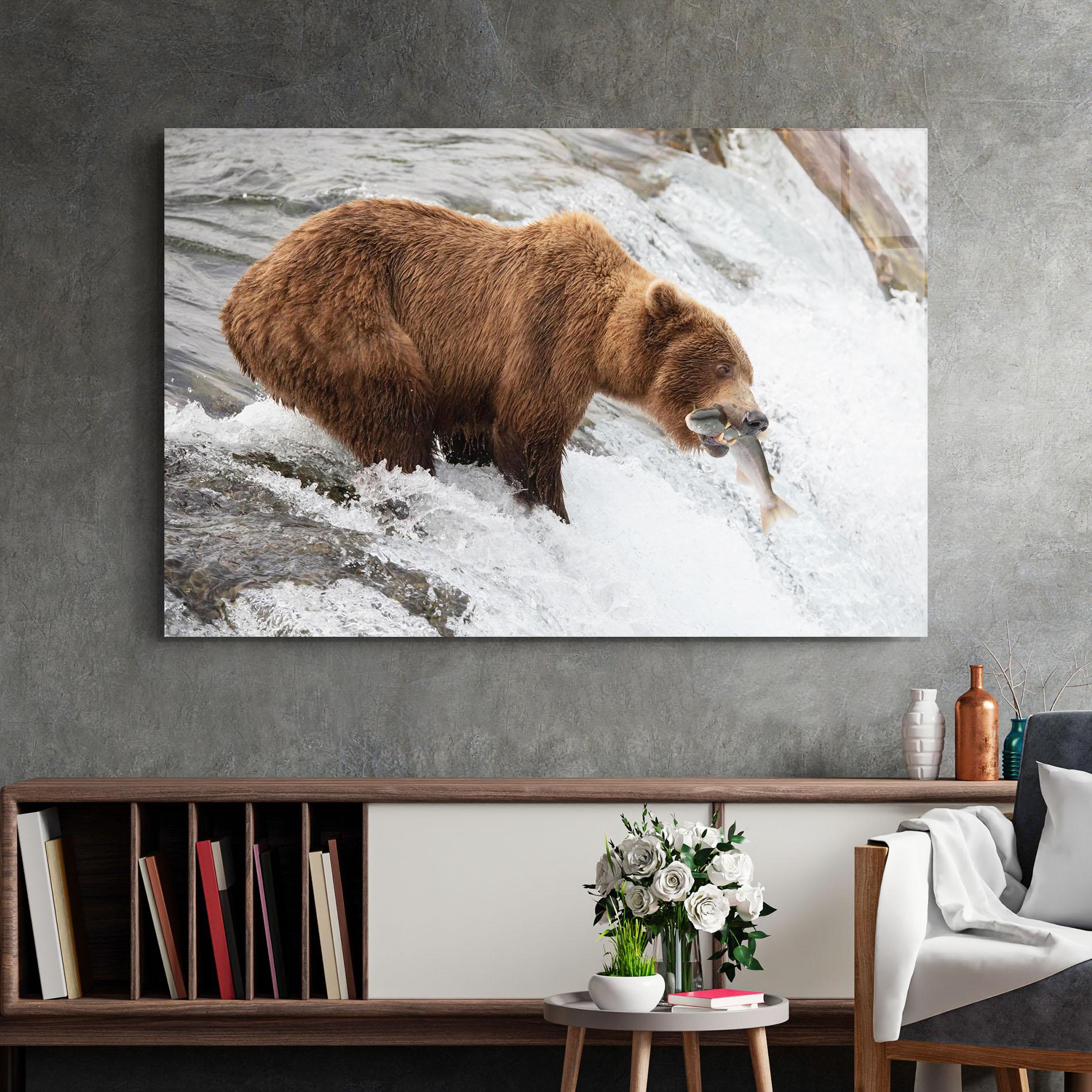 Üvegkép Bear Hunting mockup 2