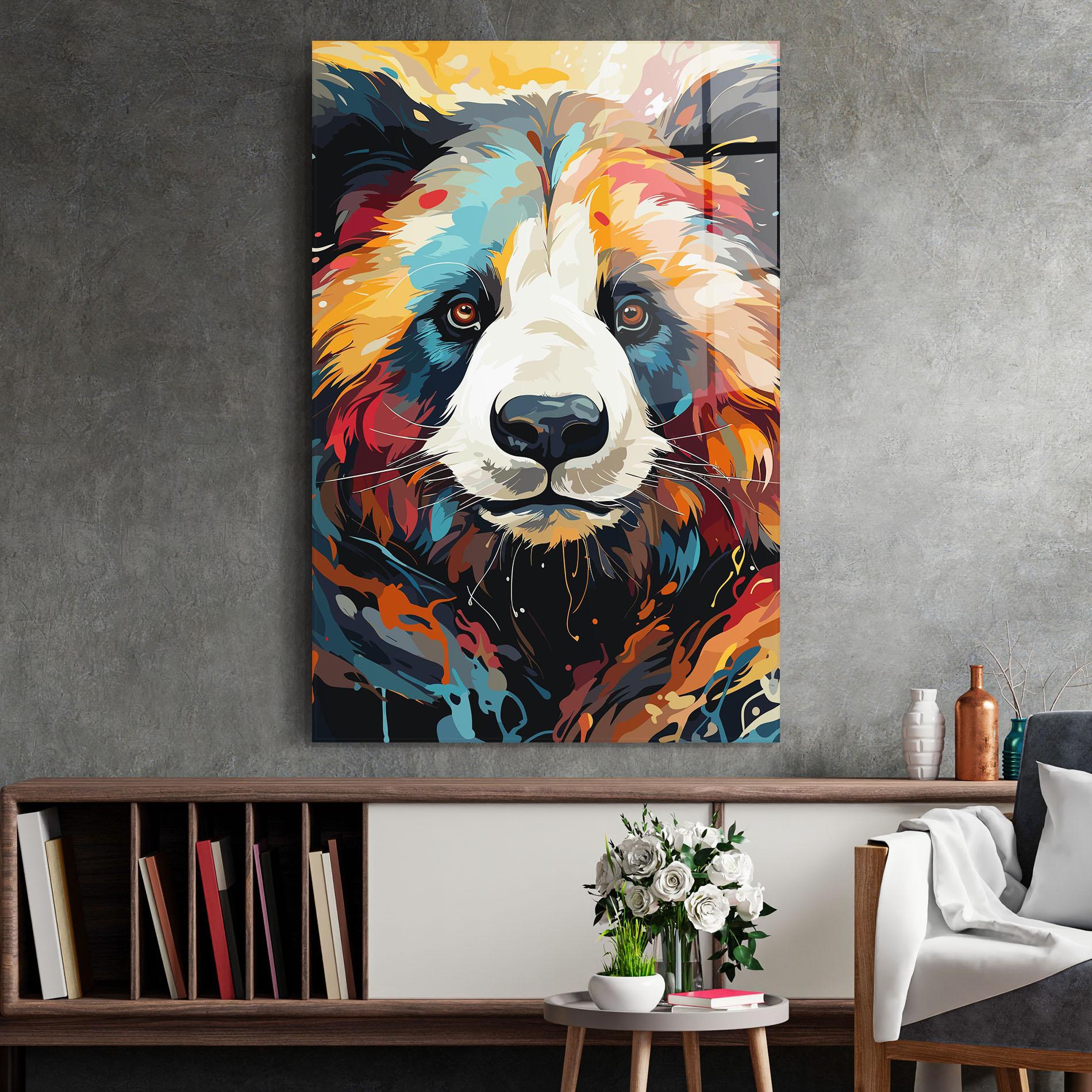 Üvegkép Cream Color Bear mockup 2