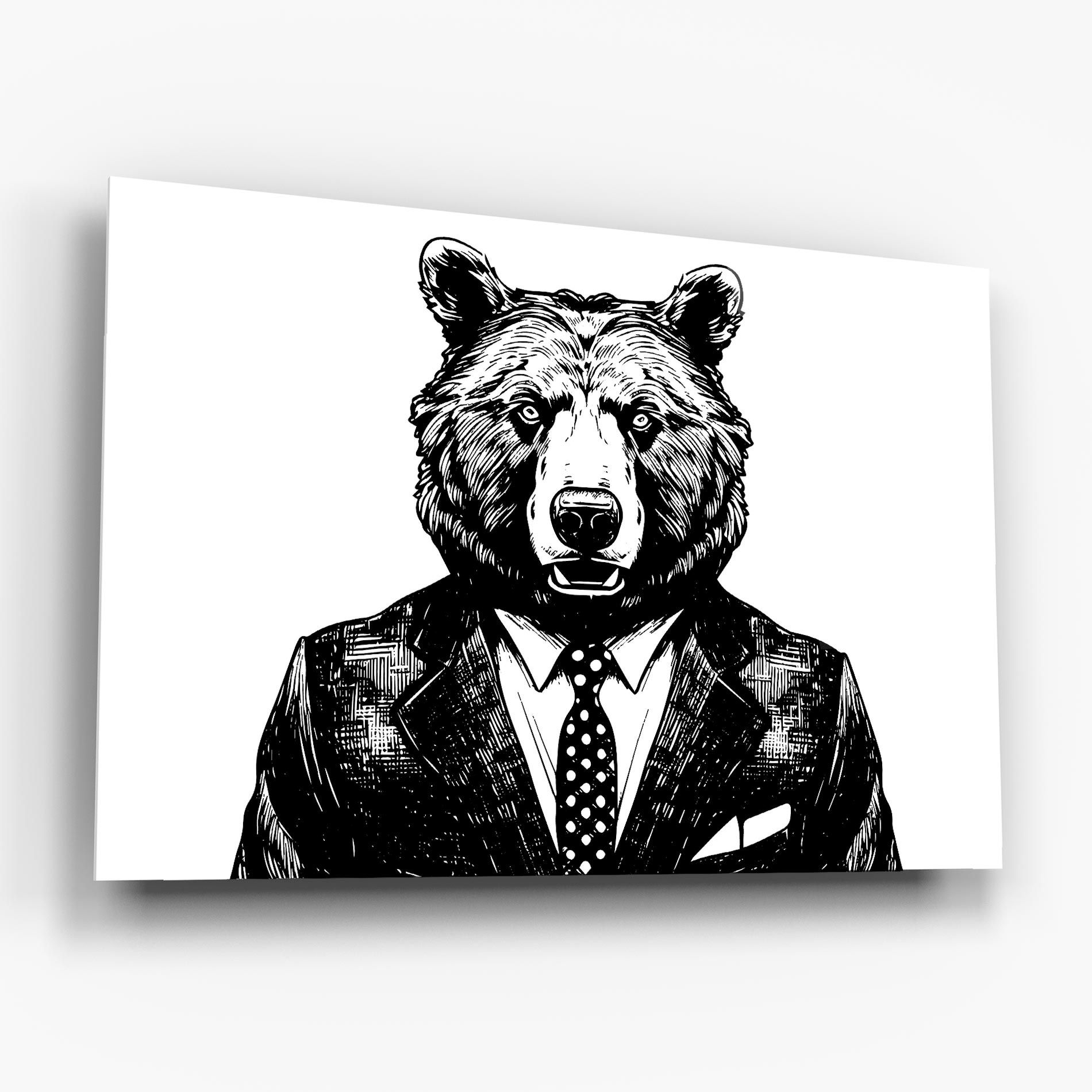Bear In Suit mockup 6