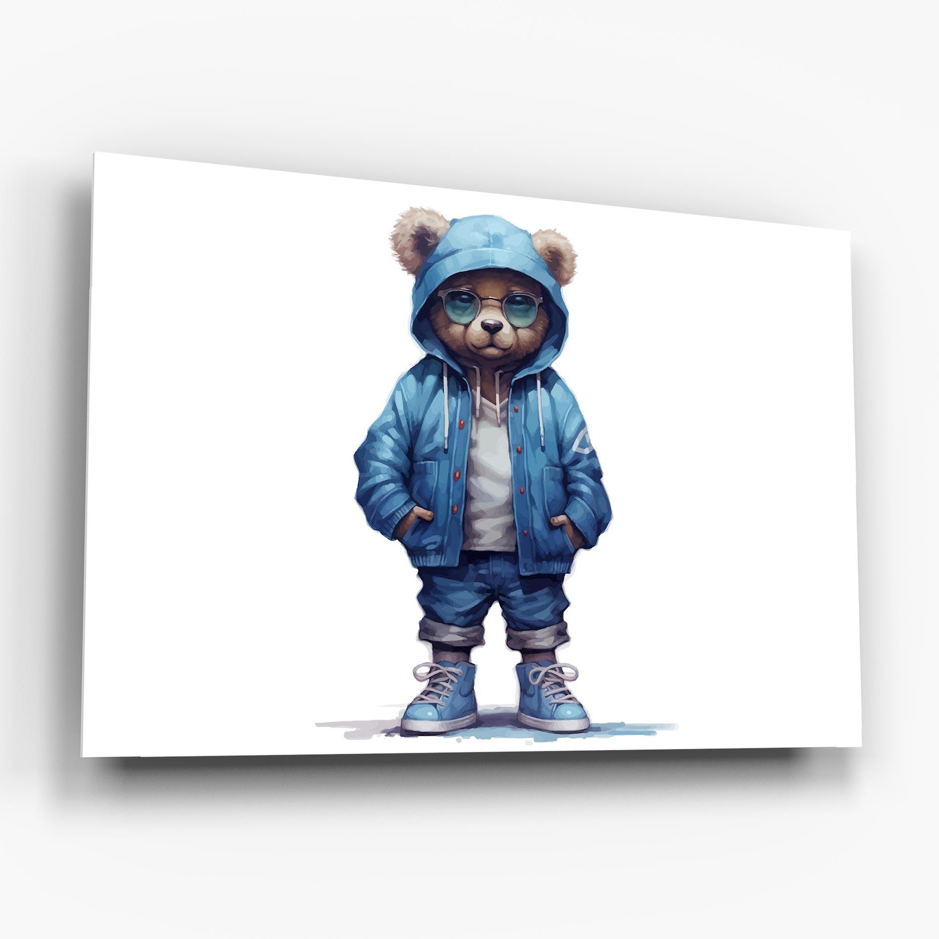 Üvegkép Cool Bear mockup 6