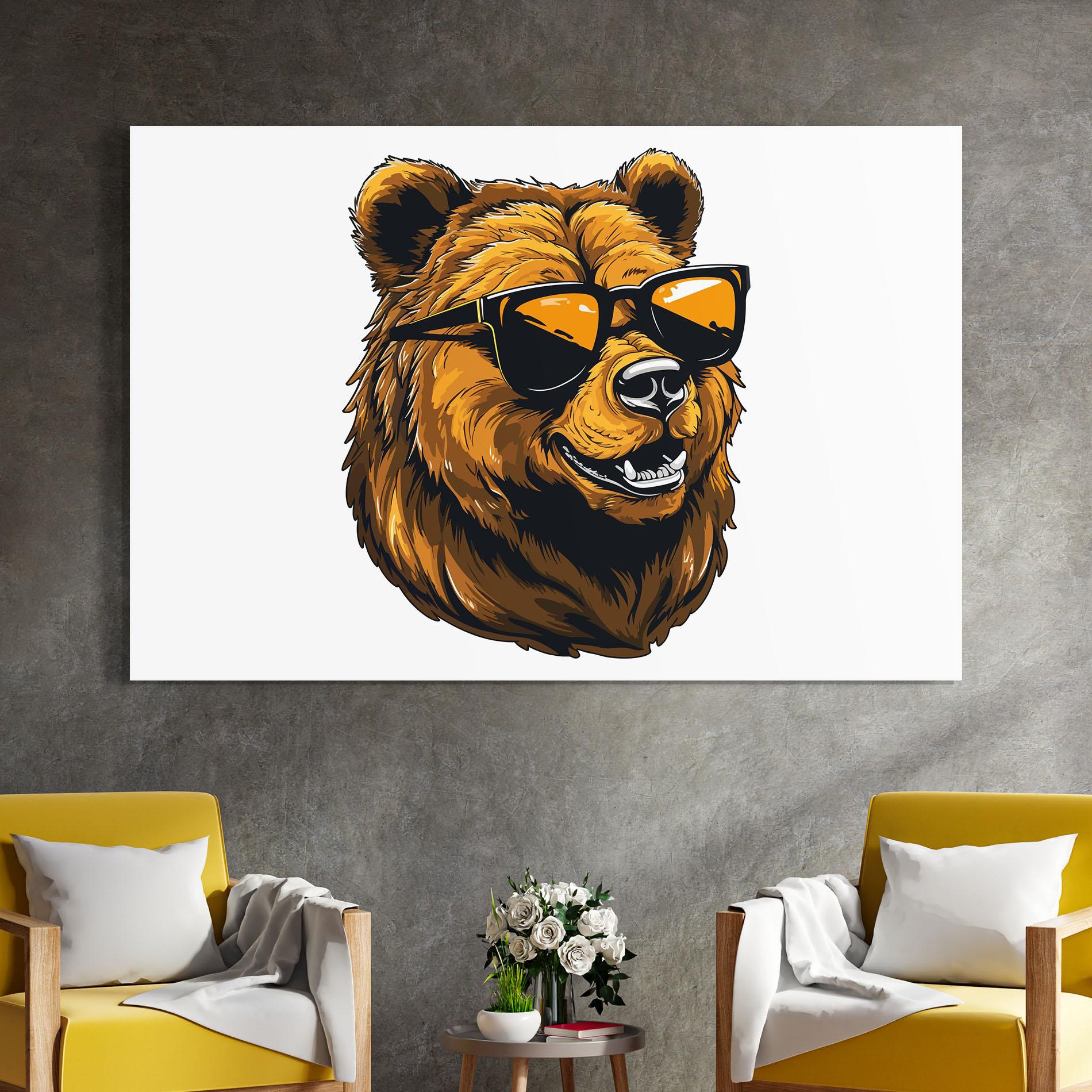 Üvegkép Cool Glasses mockup 4