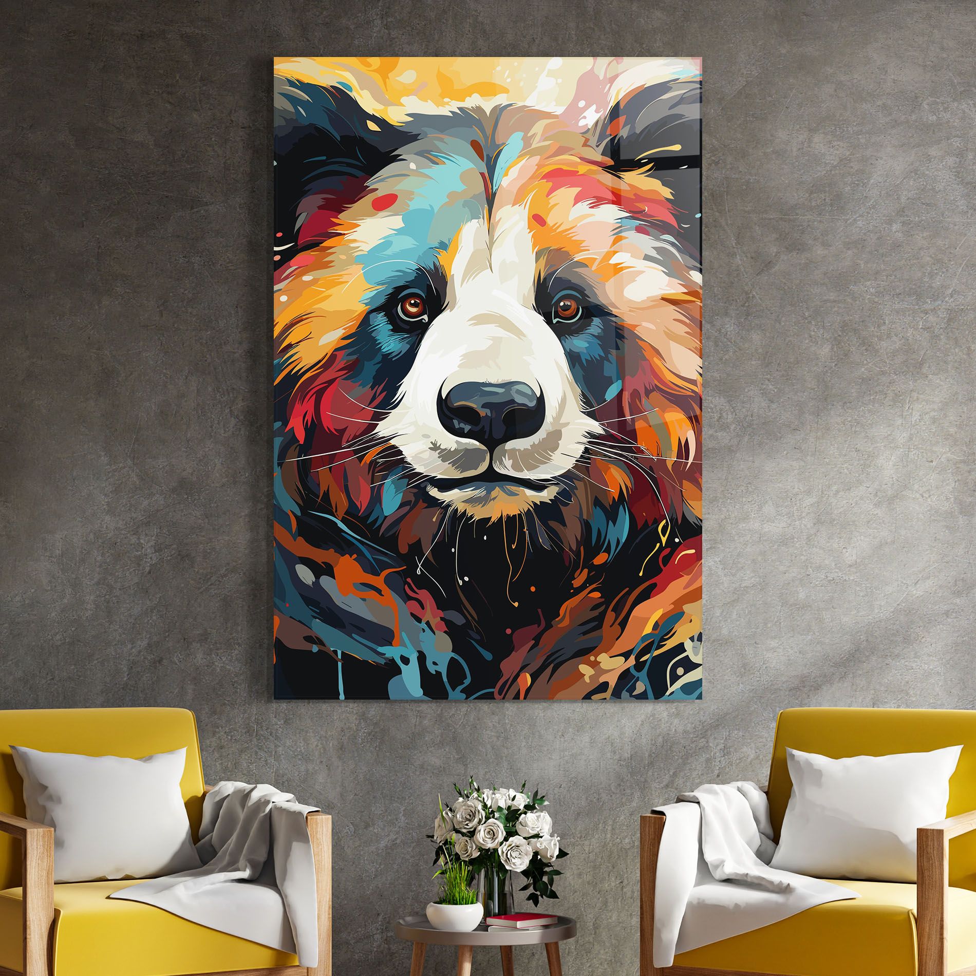 Cream Color Bear mockup 4